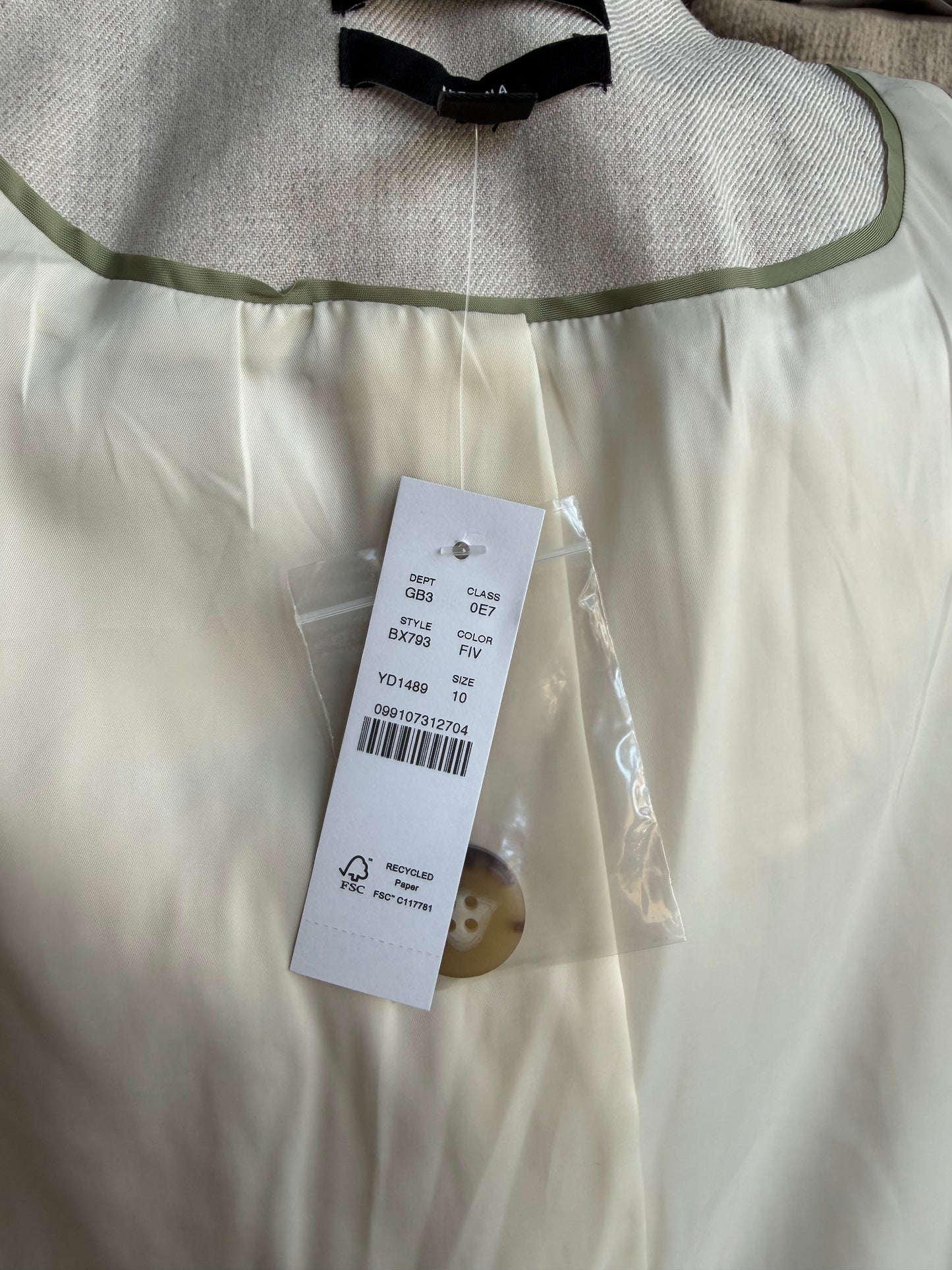 JCrew Carolina flare stretch linen blend and matching blazer. Pants in an 8 and jacket in a 10 (jacket runs small). NWT