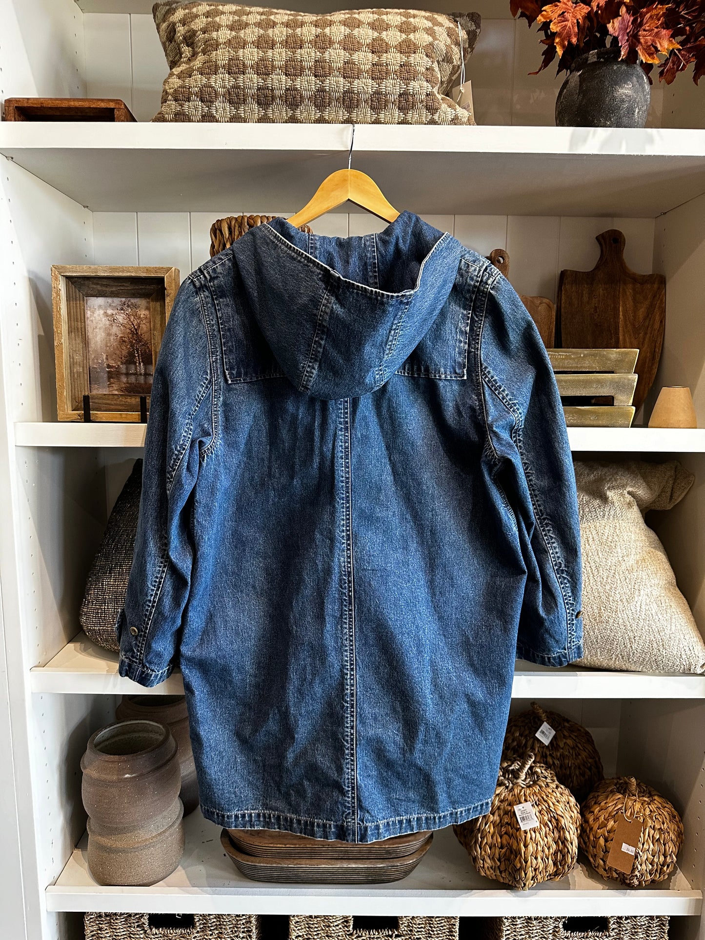 Lauren Jeans Co by Ralph Lauren vintage denim toggle coat