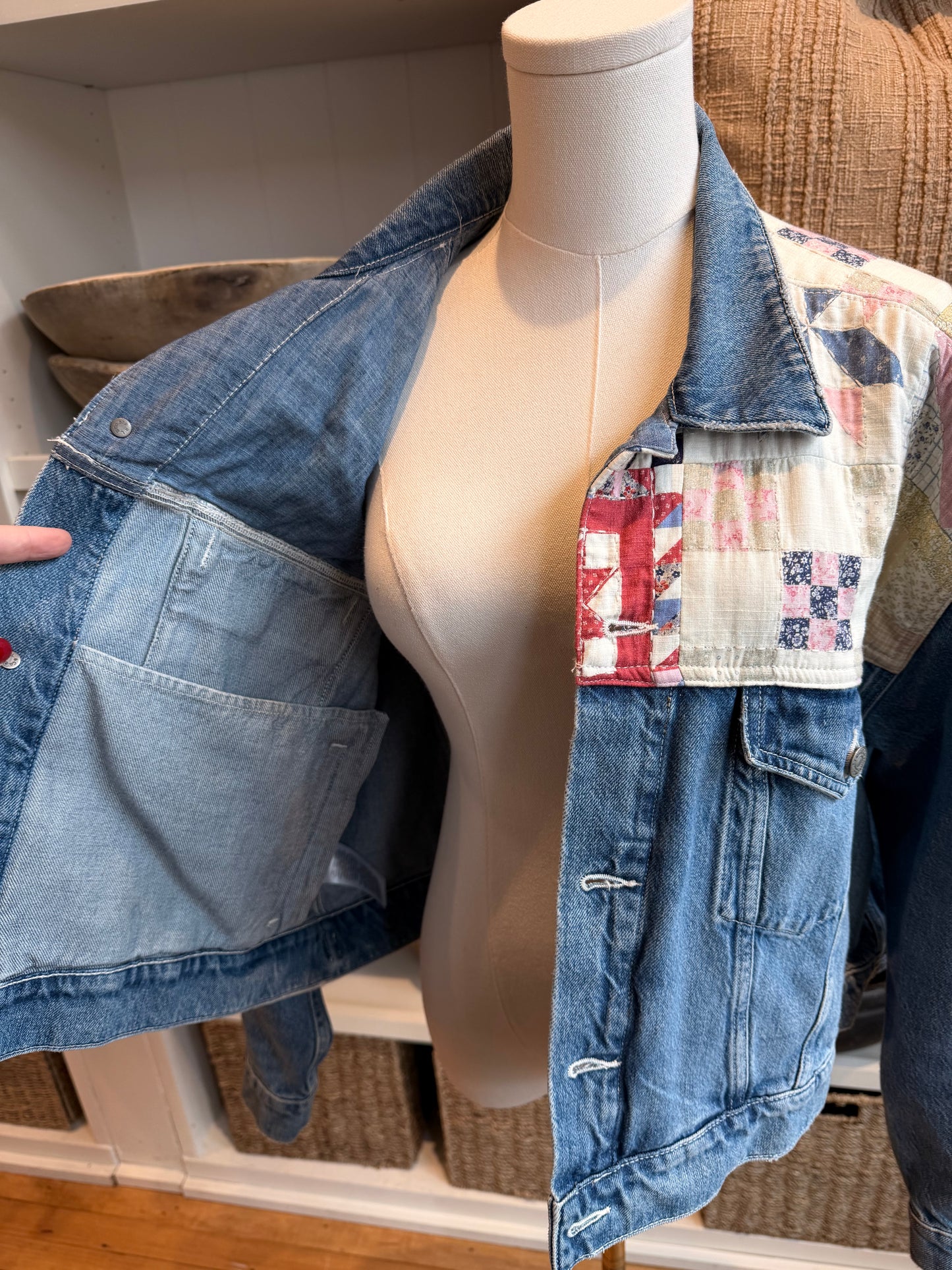 Polo Ralph Lauren denim jacket with quilting