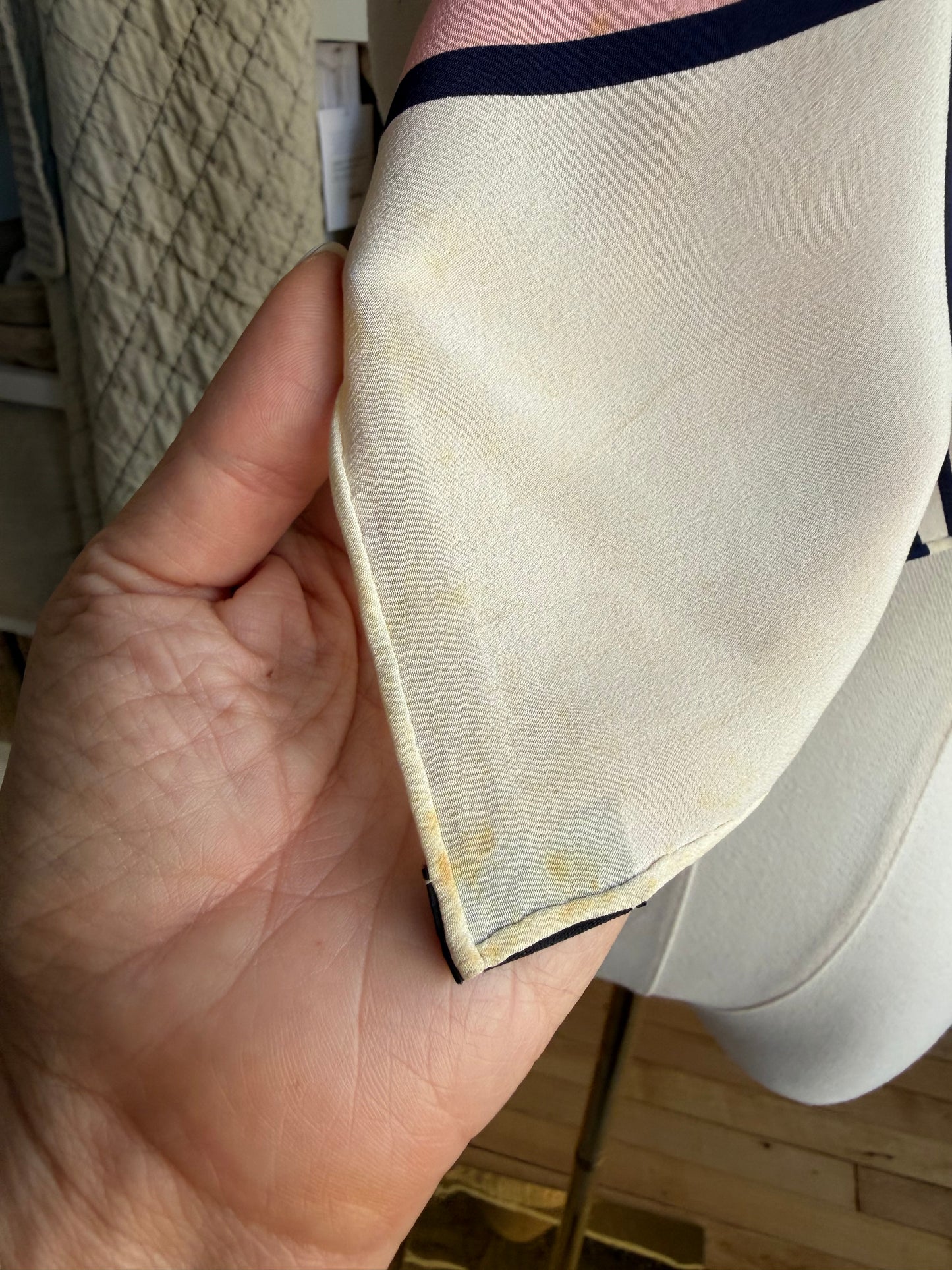 #9 Vintage Yves Saint Laurent silk scarf