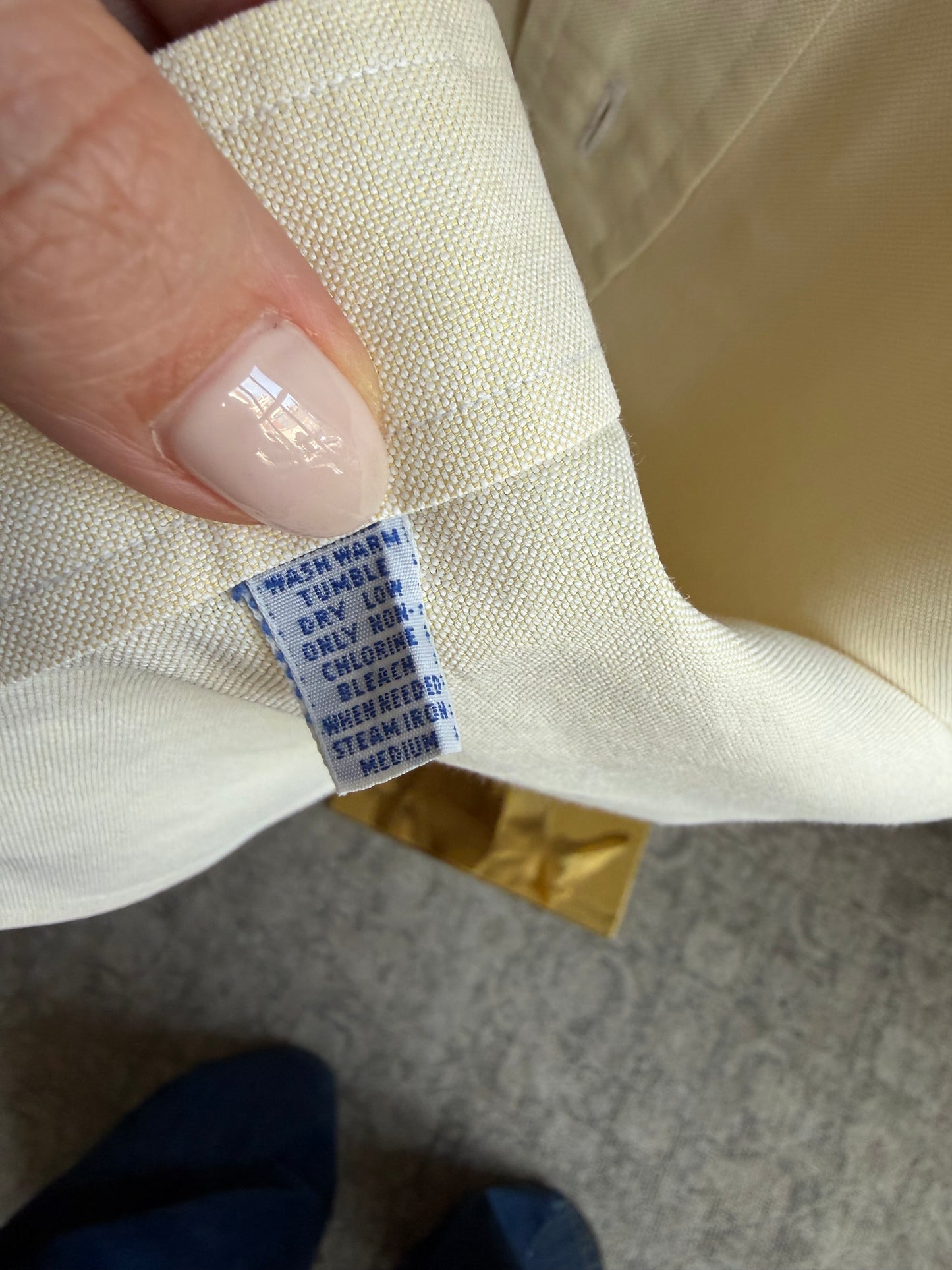90s Ralph Lauren yellow oxford button down