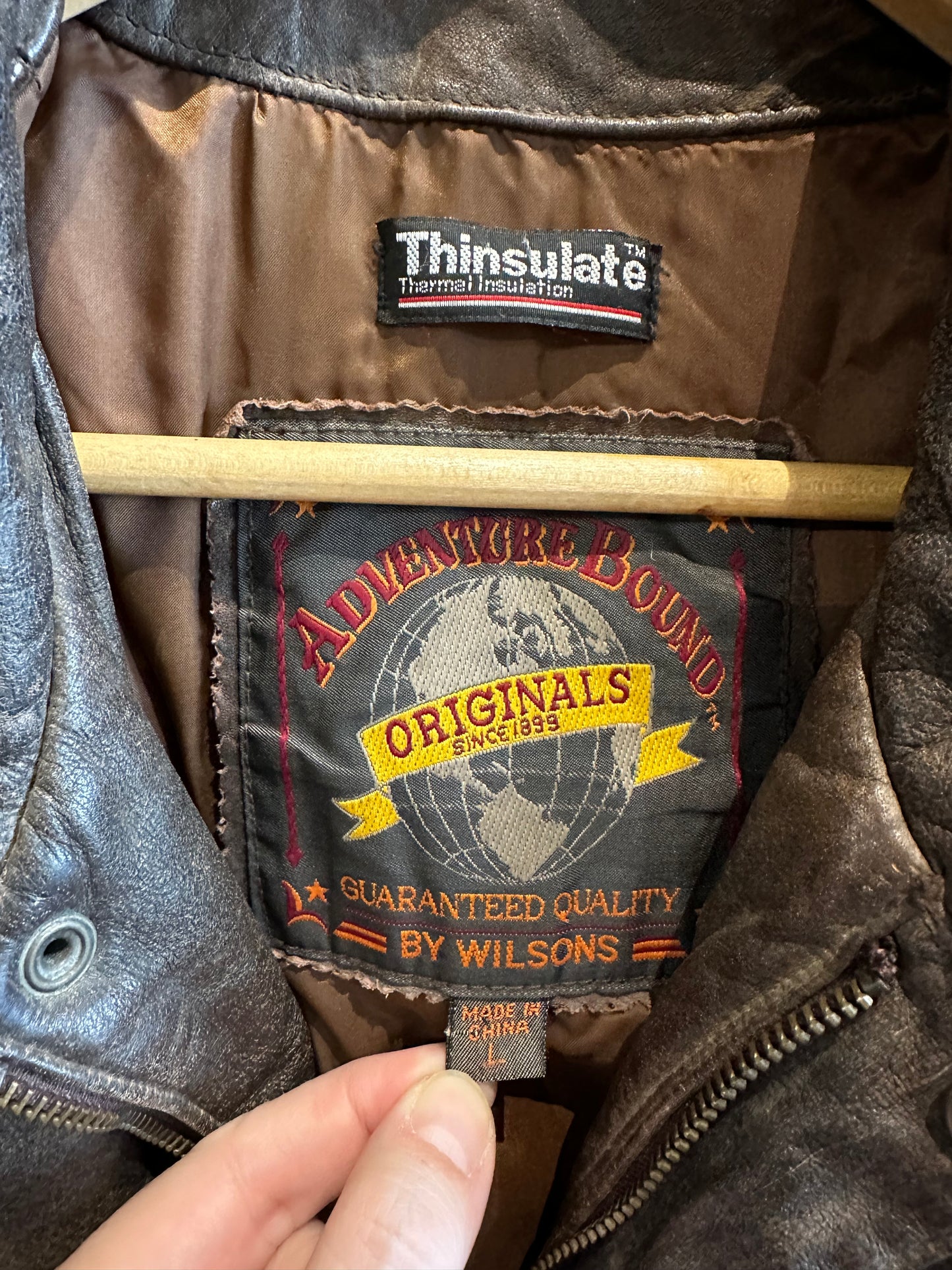 Wilsons Leather Adventure Bound vintage bomber