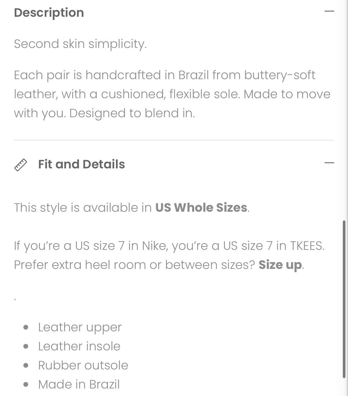 Tkees Lily Nudes in Coconutter size 10 (fit like a 9/9.5). Never worn
