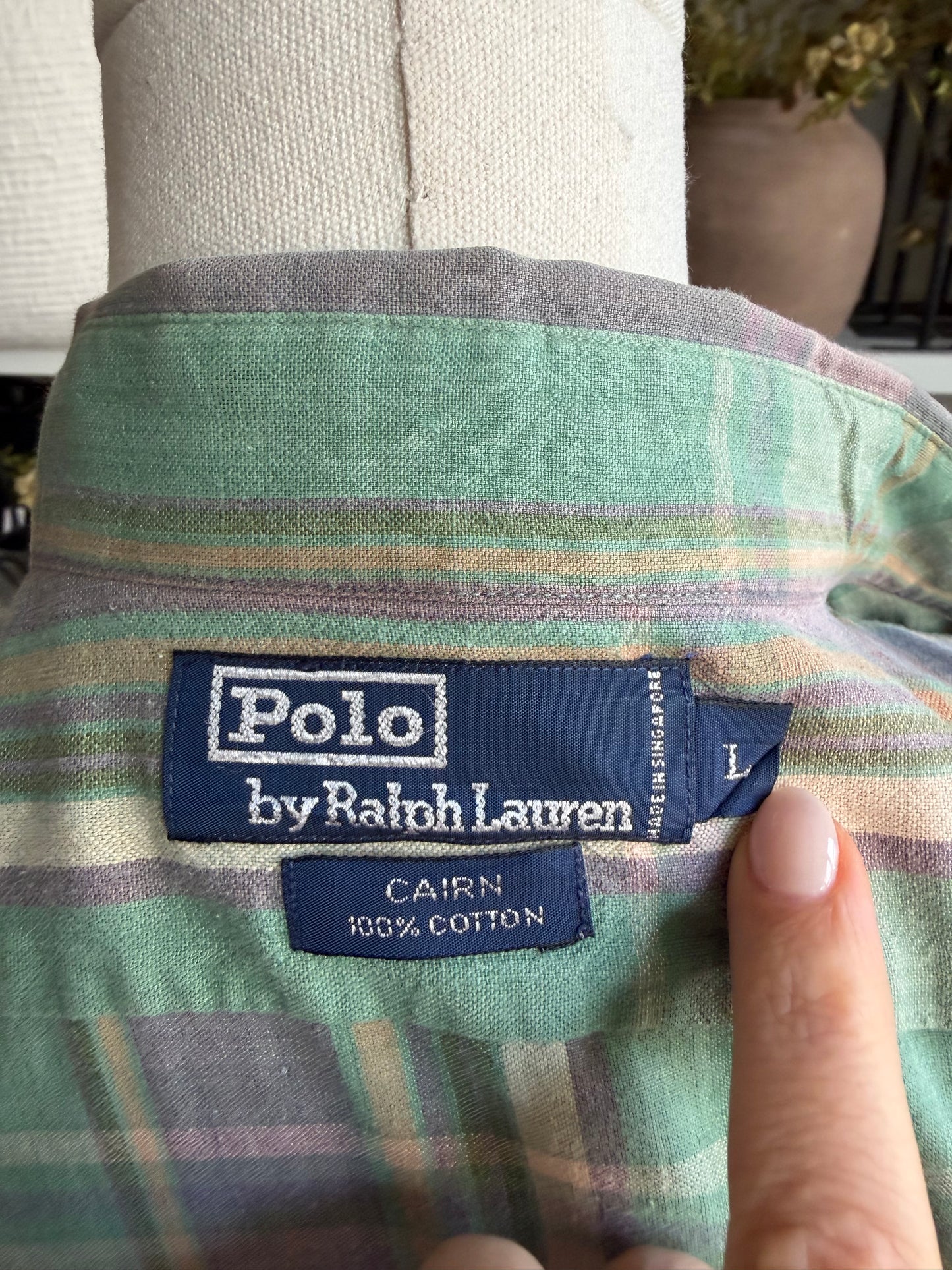 90s Polo Ralph Lauren plaid button down