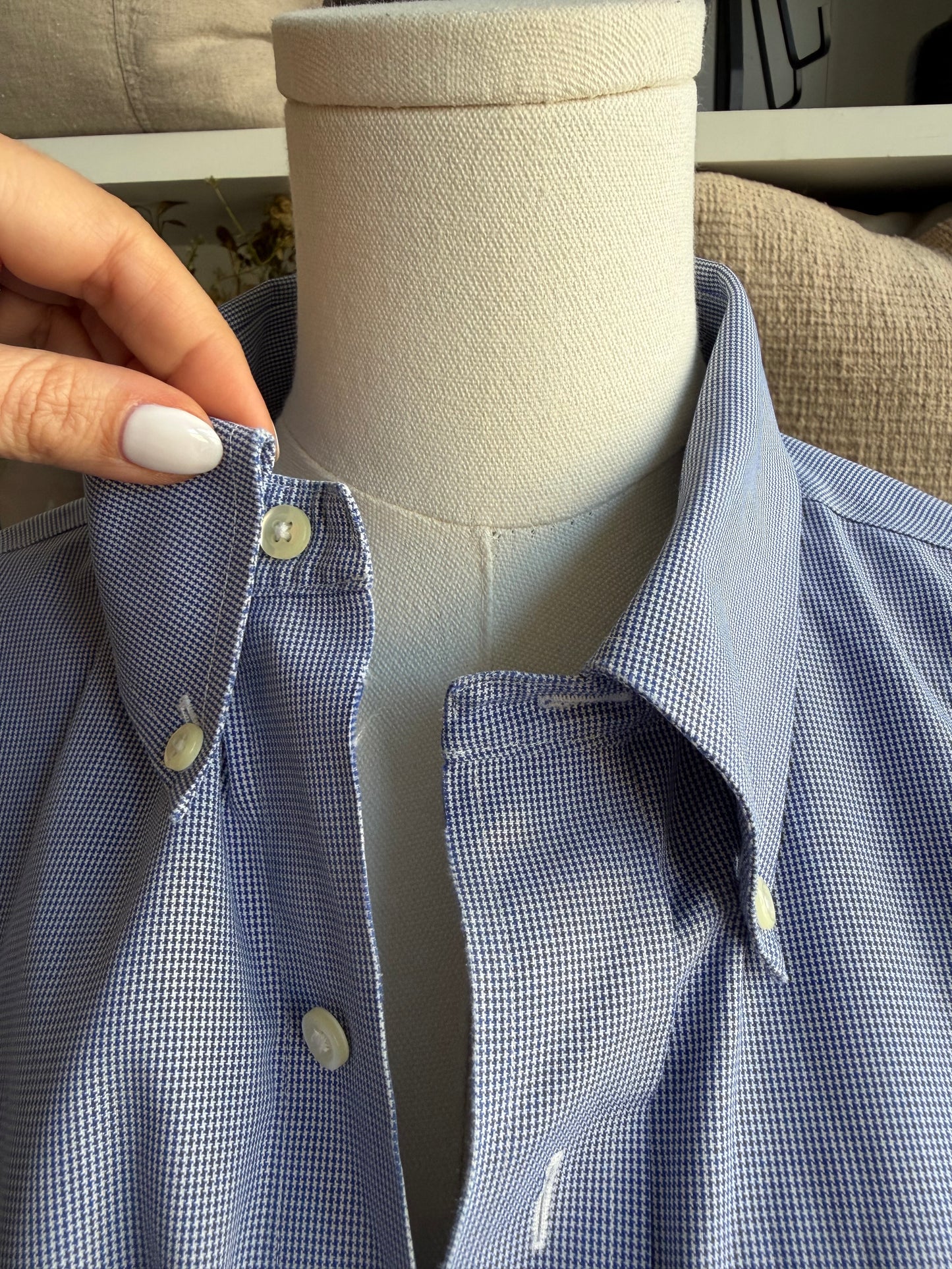 90s Brooks Brothers blue poplin button down