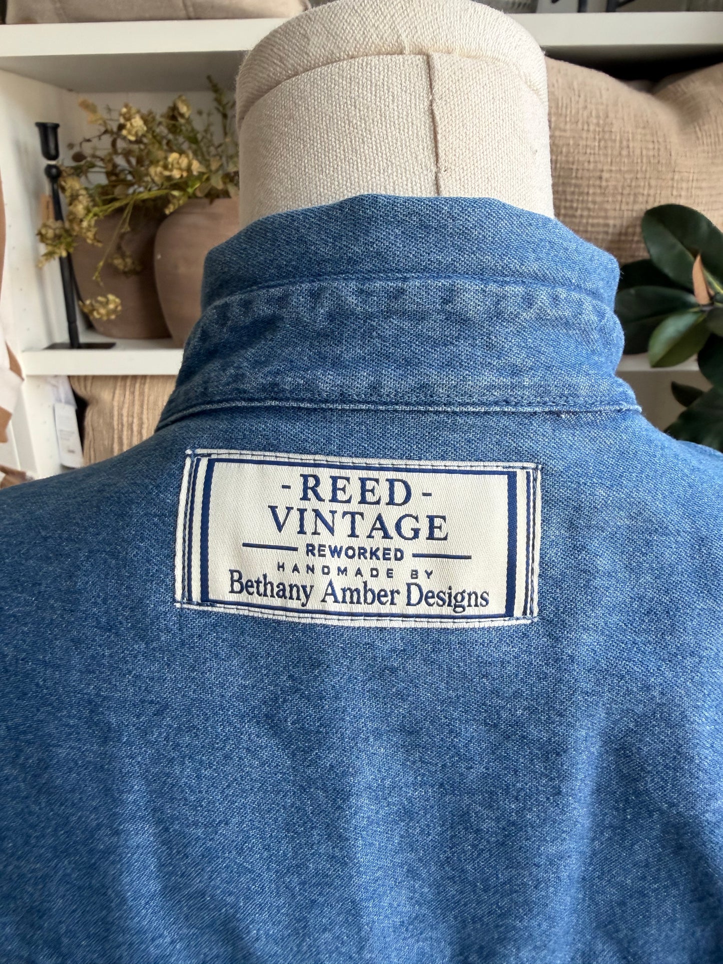 #5 Denim Reworked Button Down