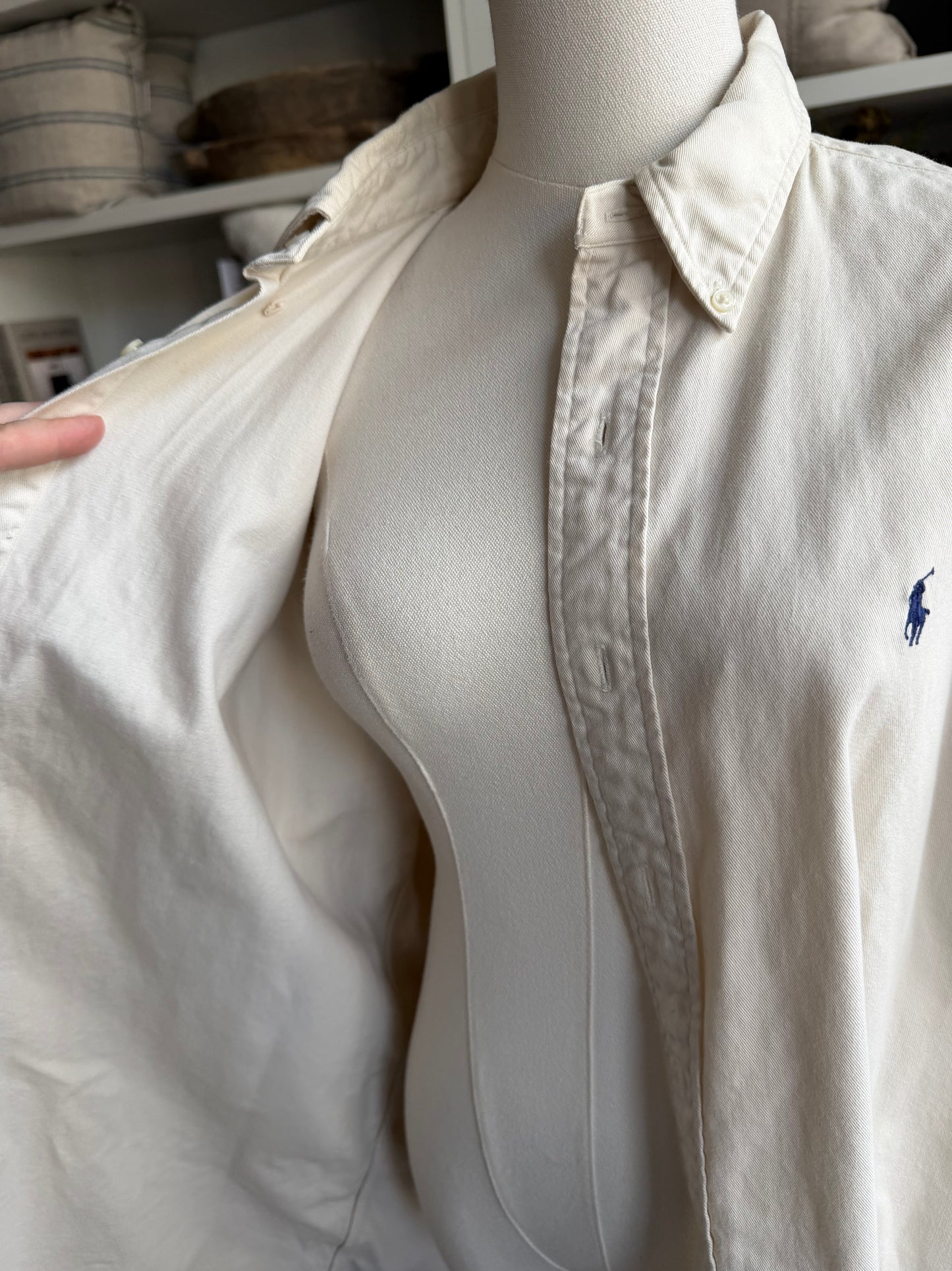 90s Ralph Lauren cream button down