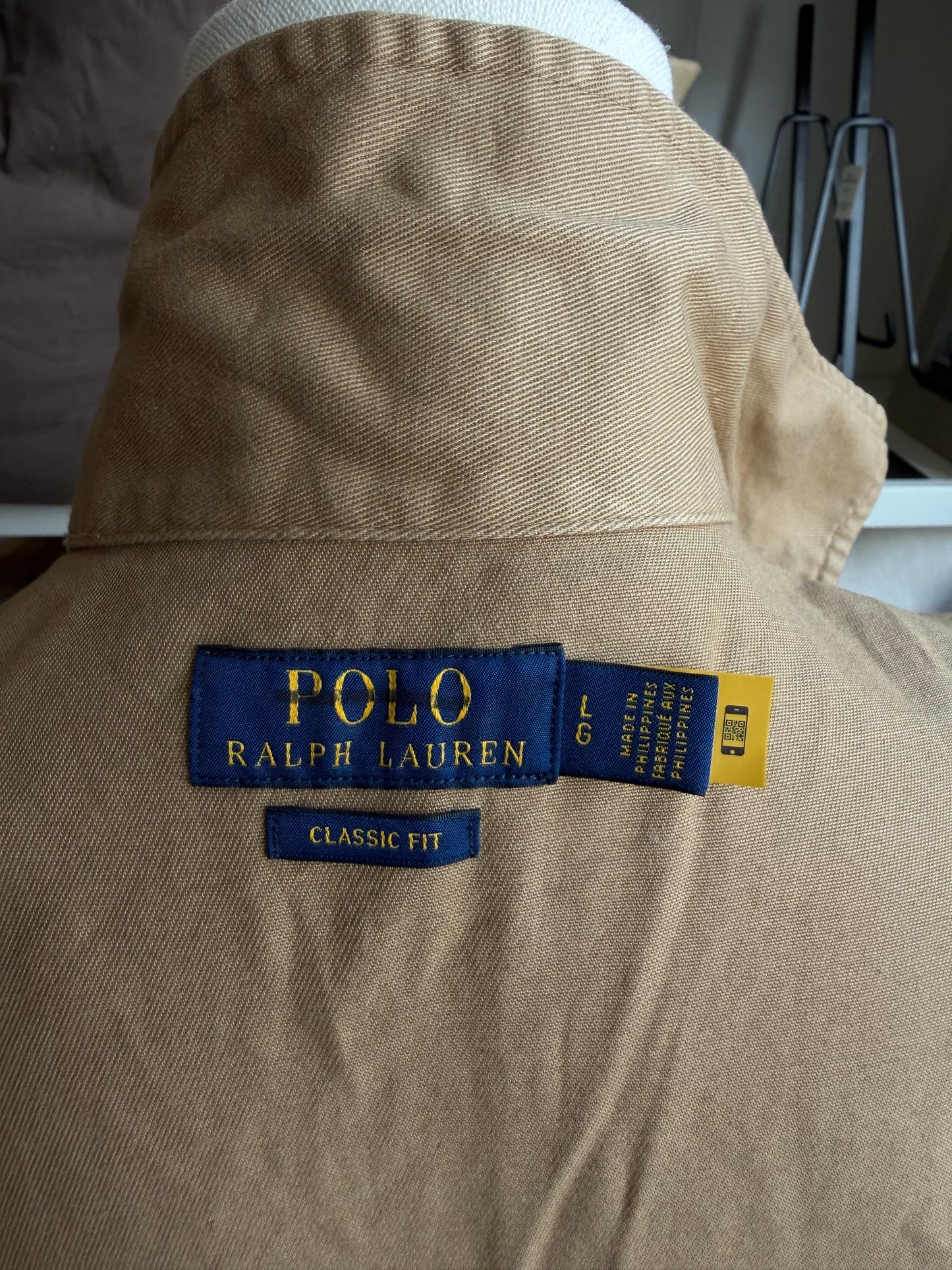 Polo Ralph Lauren light weight khaki barn coat. New with tags. Fits M-XL