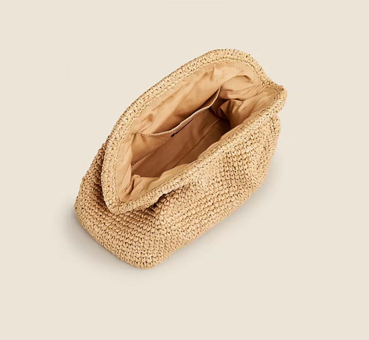 JCrew Portofino handknotted clutch