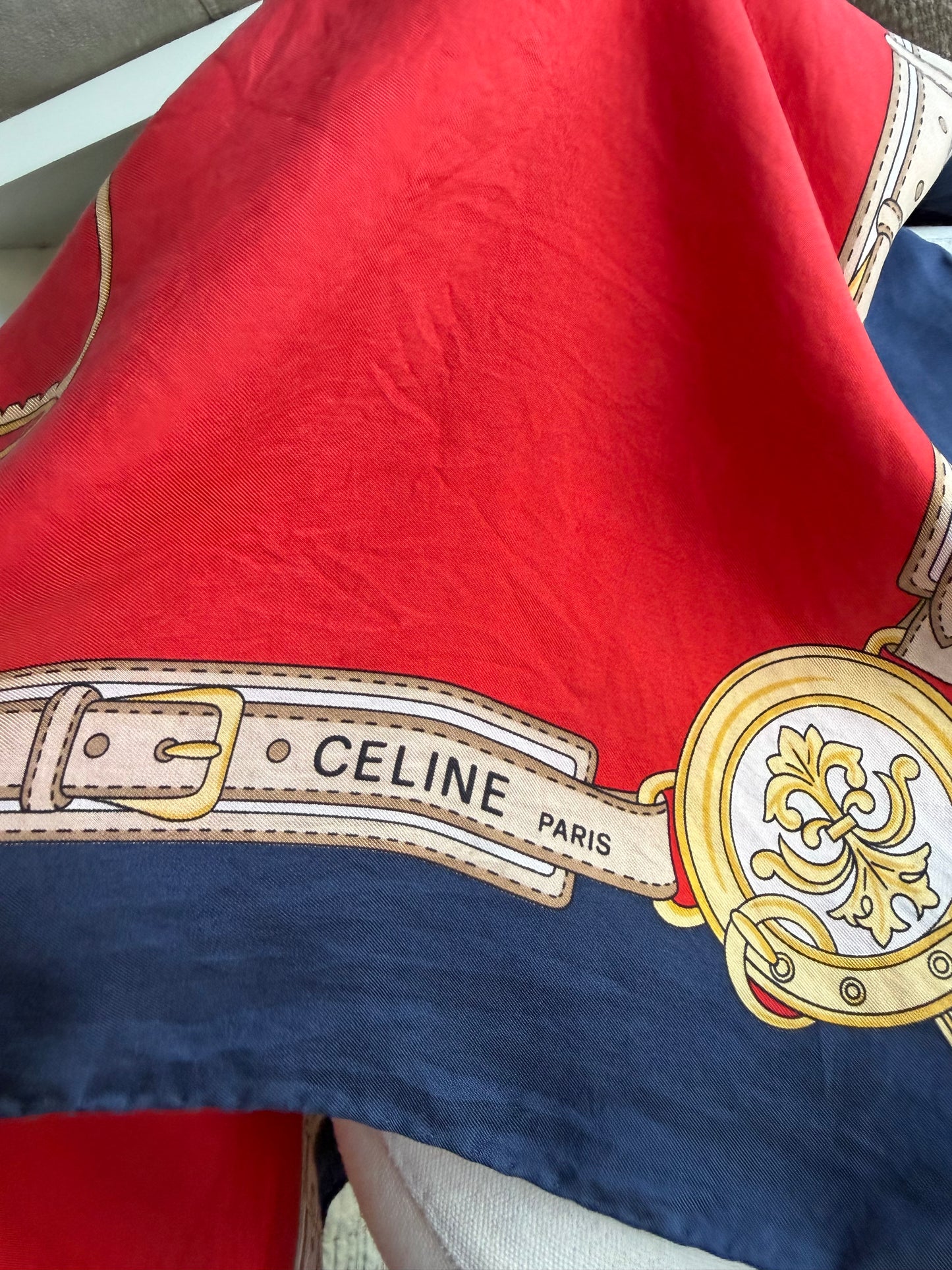 #2 Vintage Celine silk scarf
