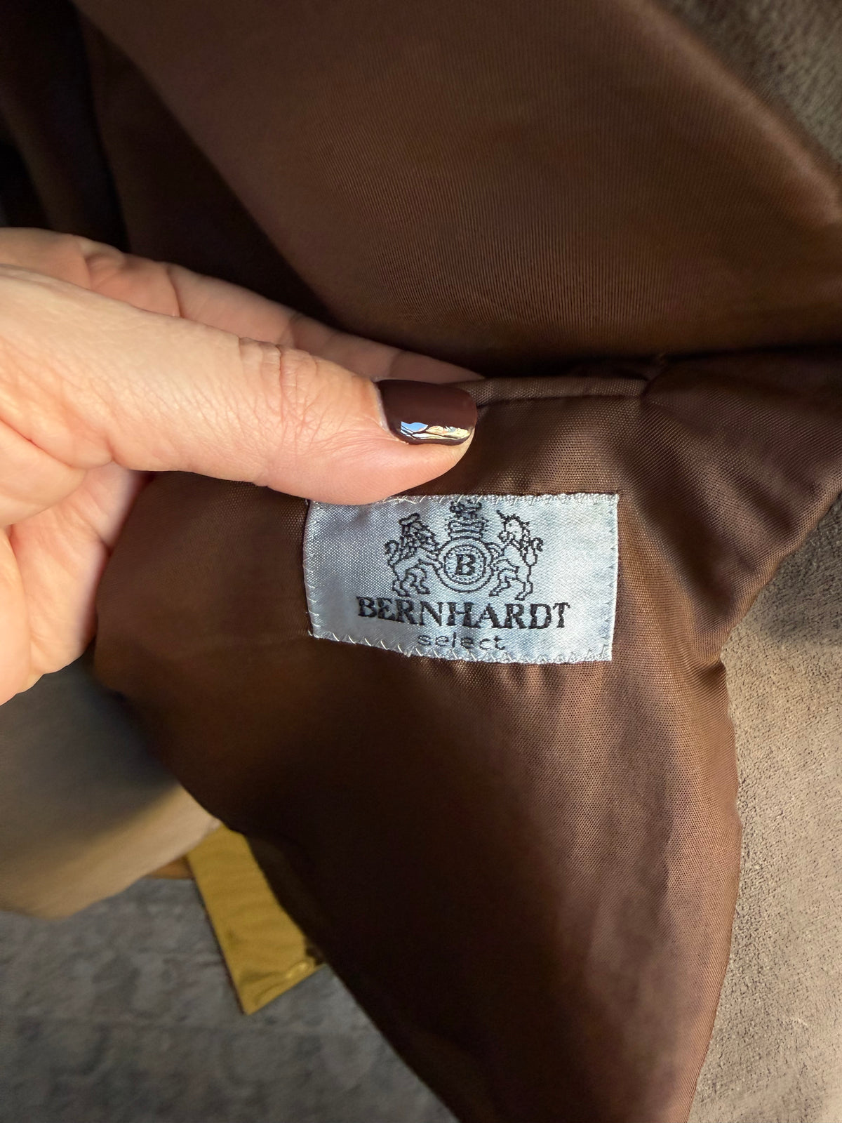 70s Bernhardt micro suede blazer. Fits S-L
