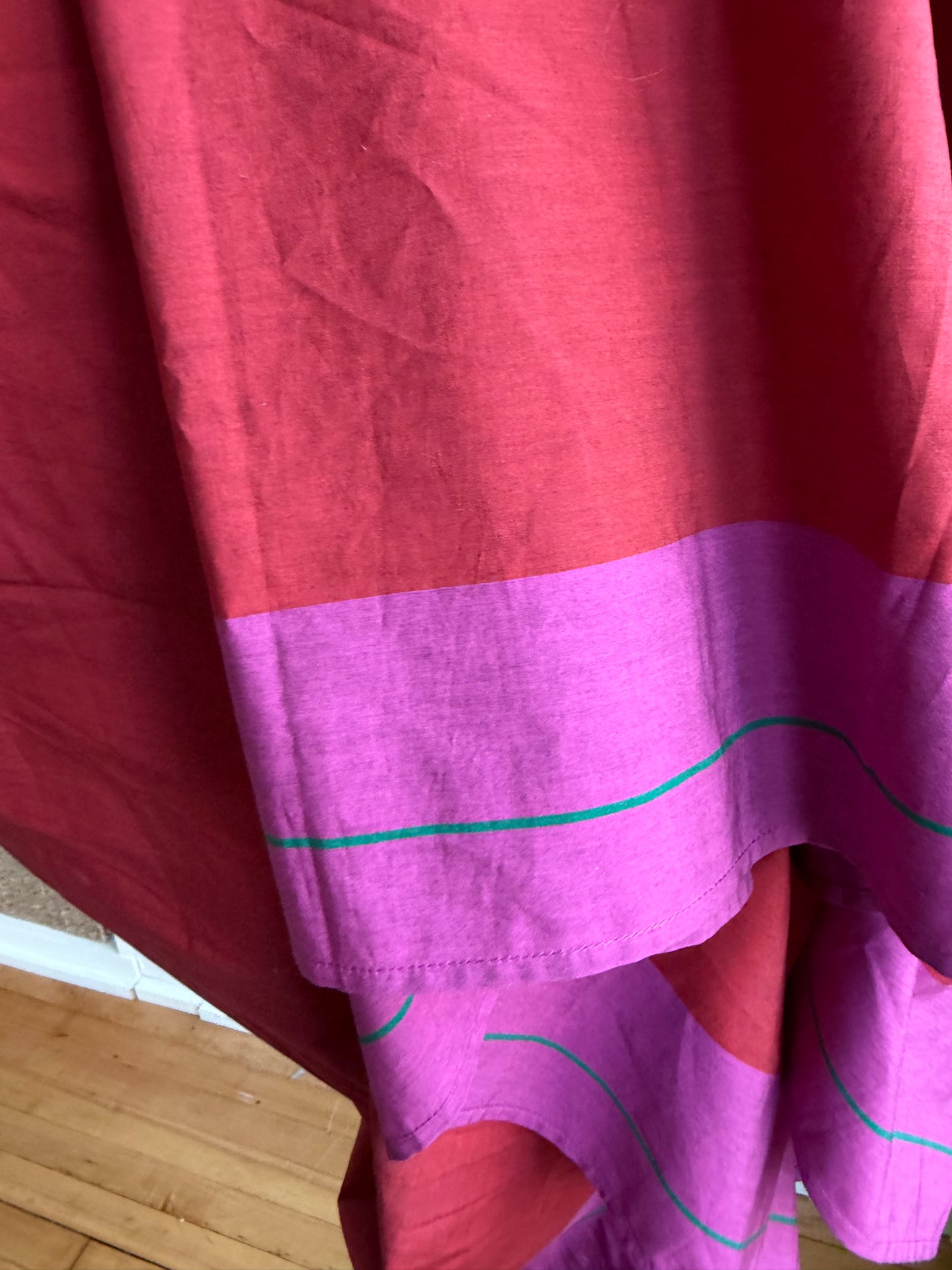 JCrew Reverie color block cotton dress. Size M Tall. NWT