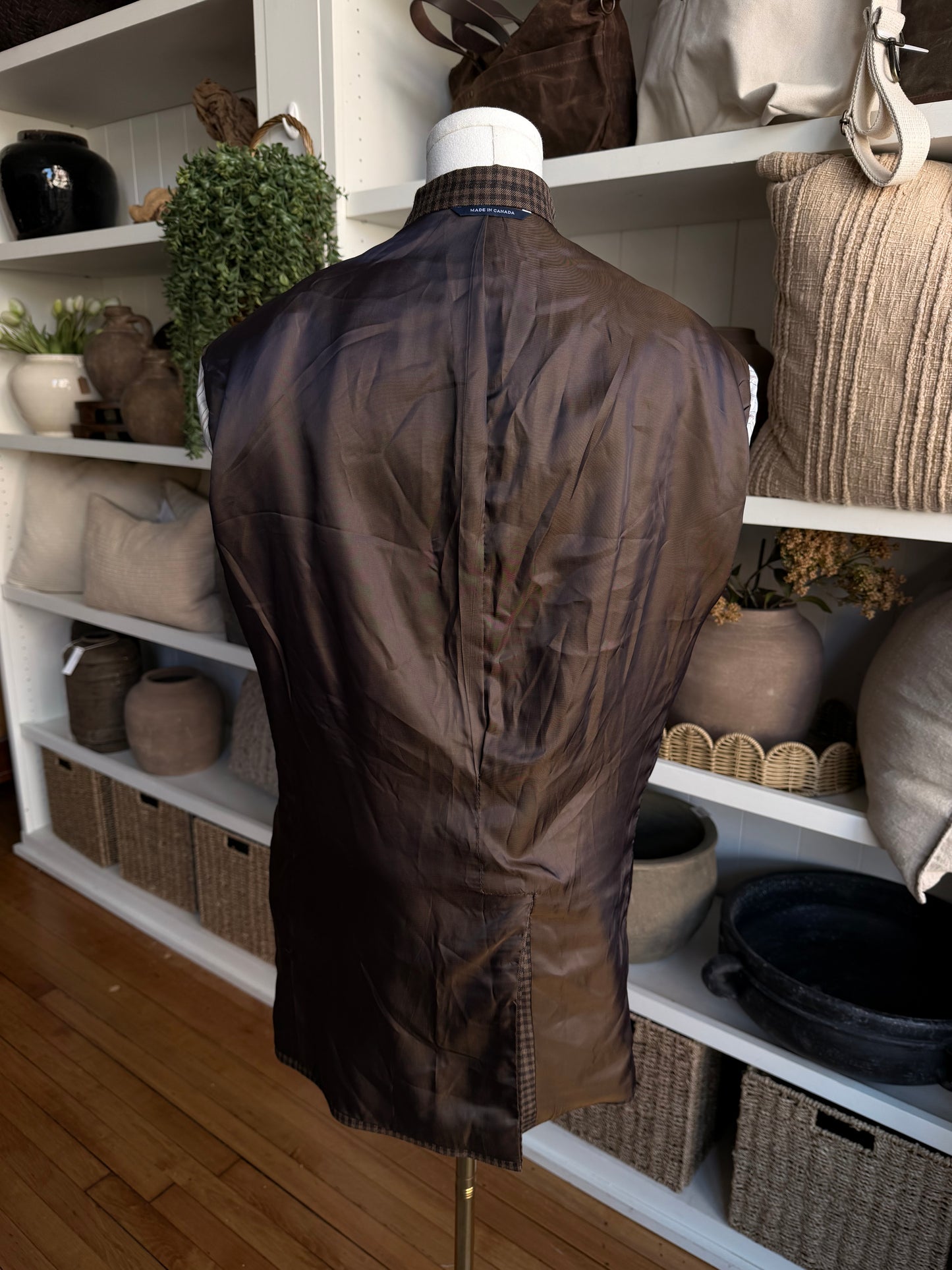 90s Ralph Lauren wool silk blazer. Made in Canada