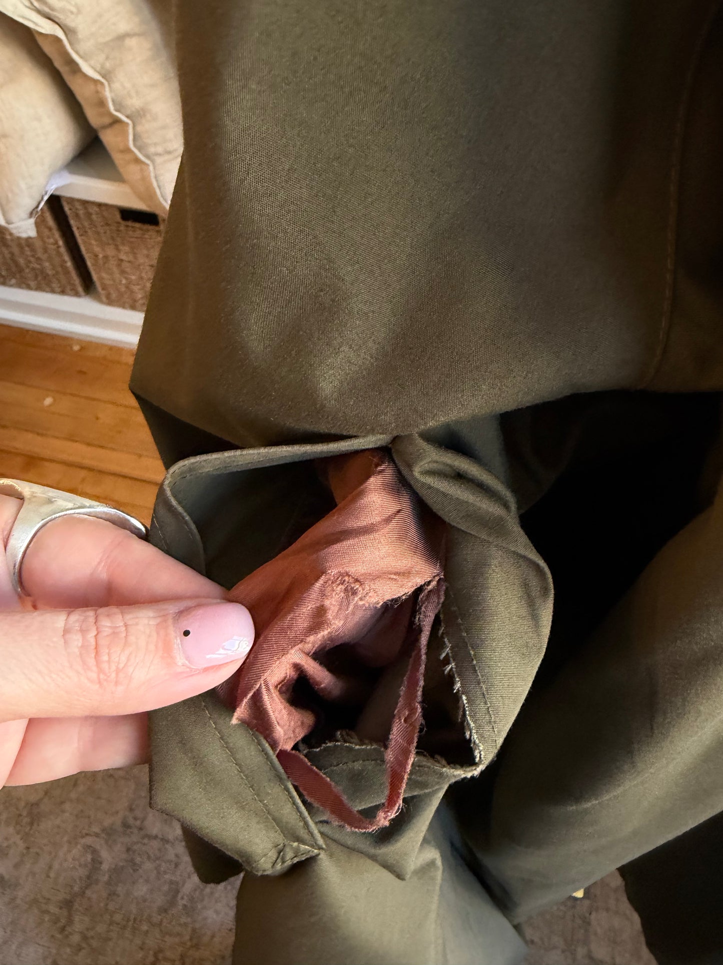 Vintage Incom green A line coat #16