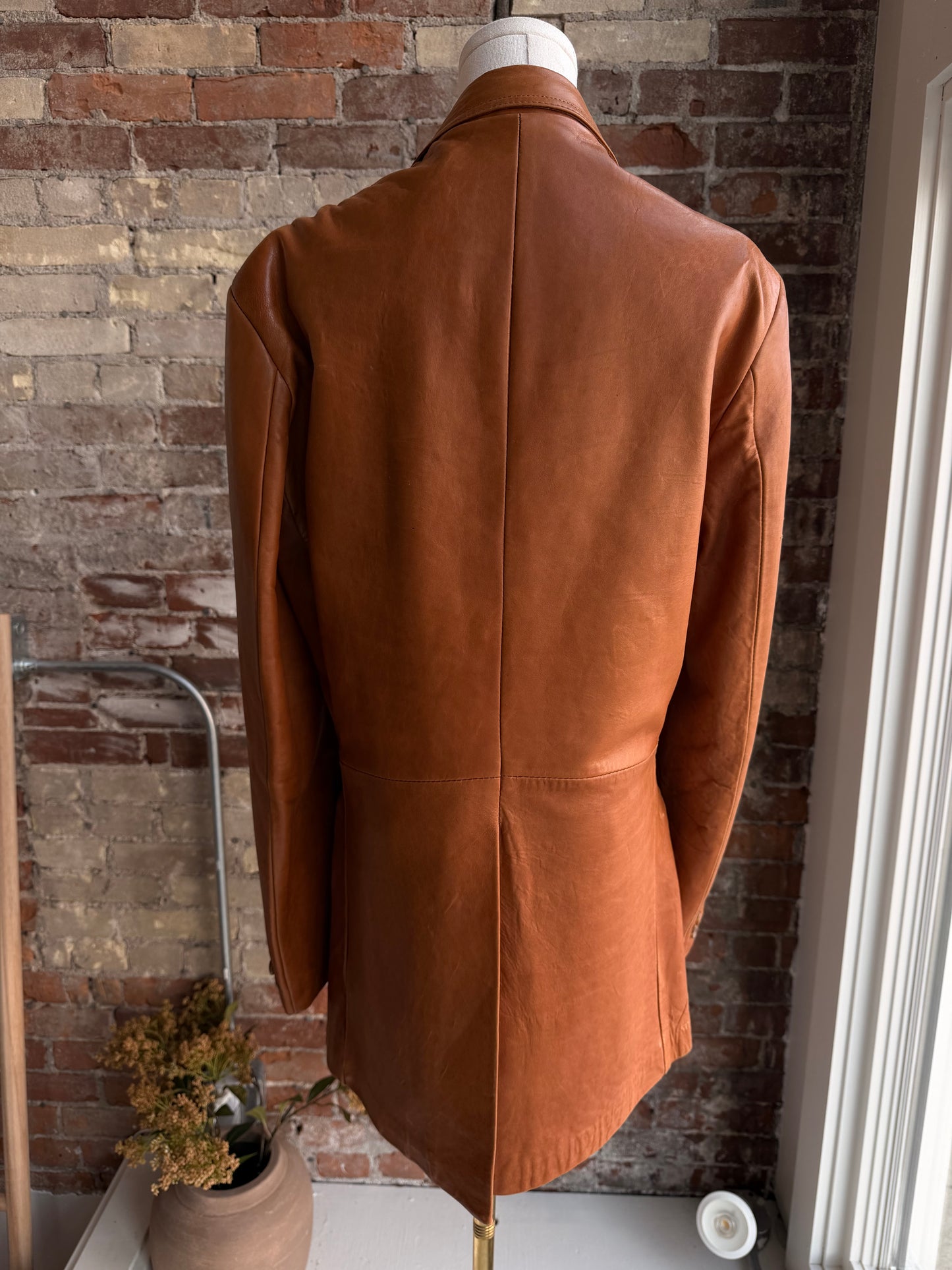 70s/80s London Fog leather blazer. Made in the USA
