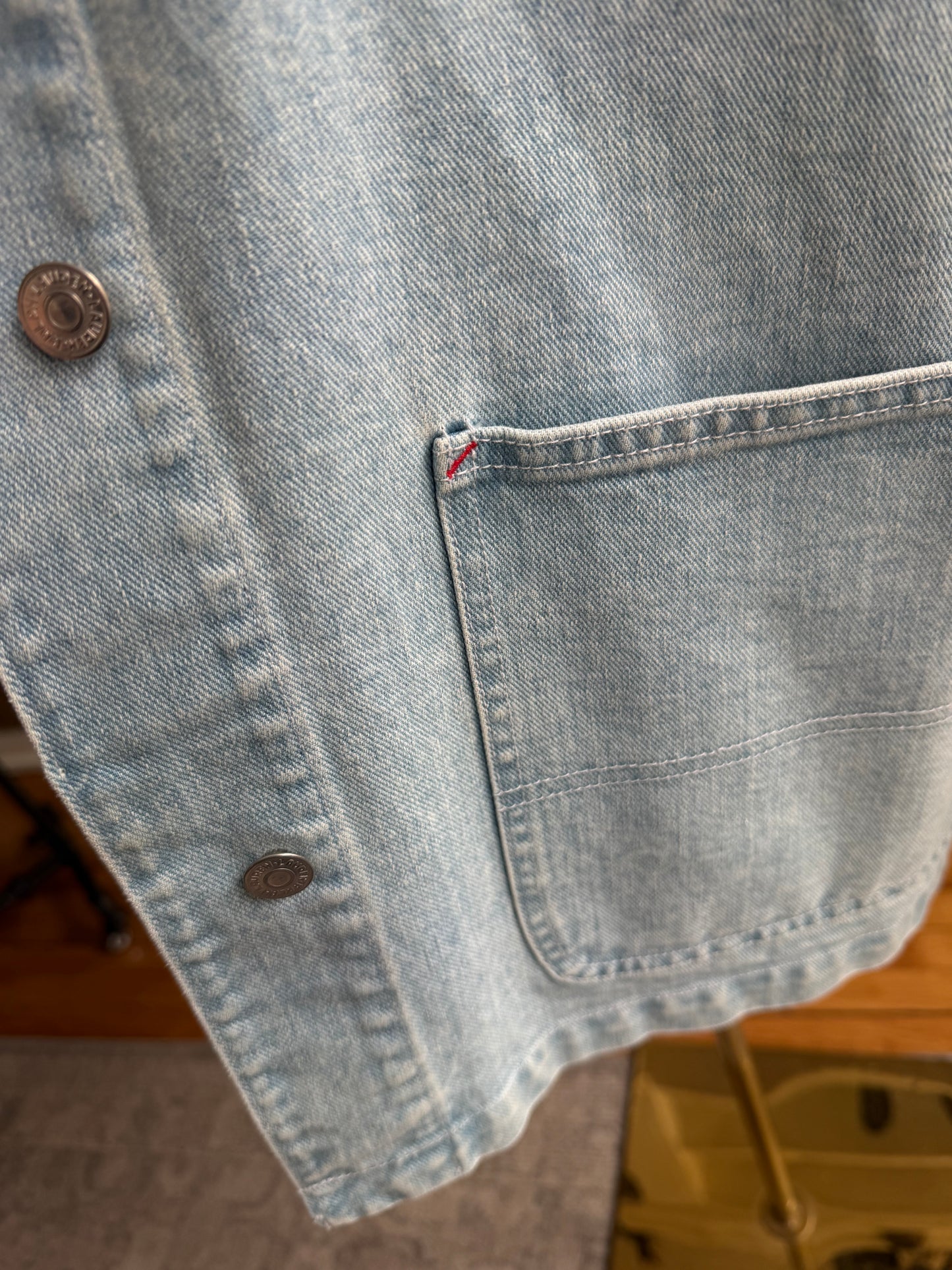 90s Lauren Ralph Lauren denim chore coat (slightly darker)