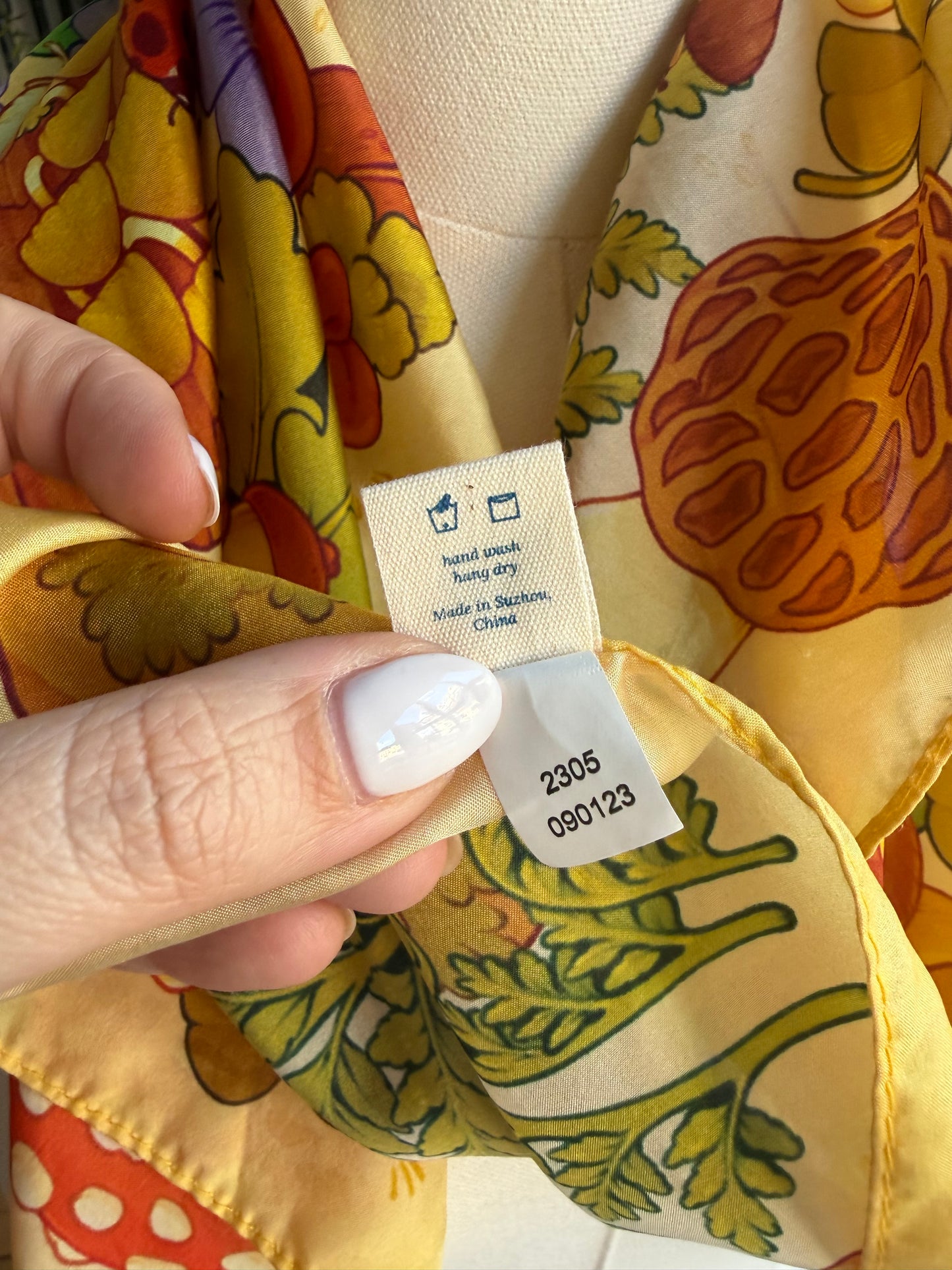 Sarah’s Silks silk scarf
