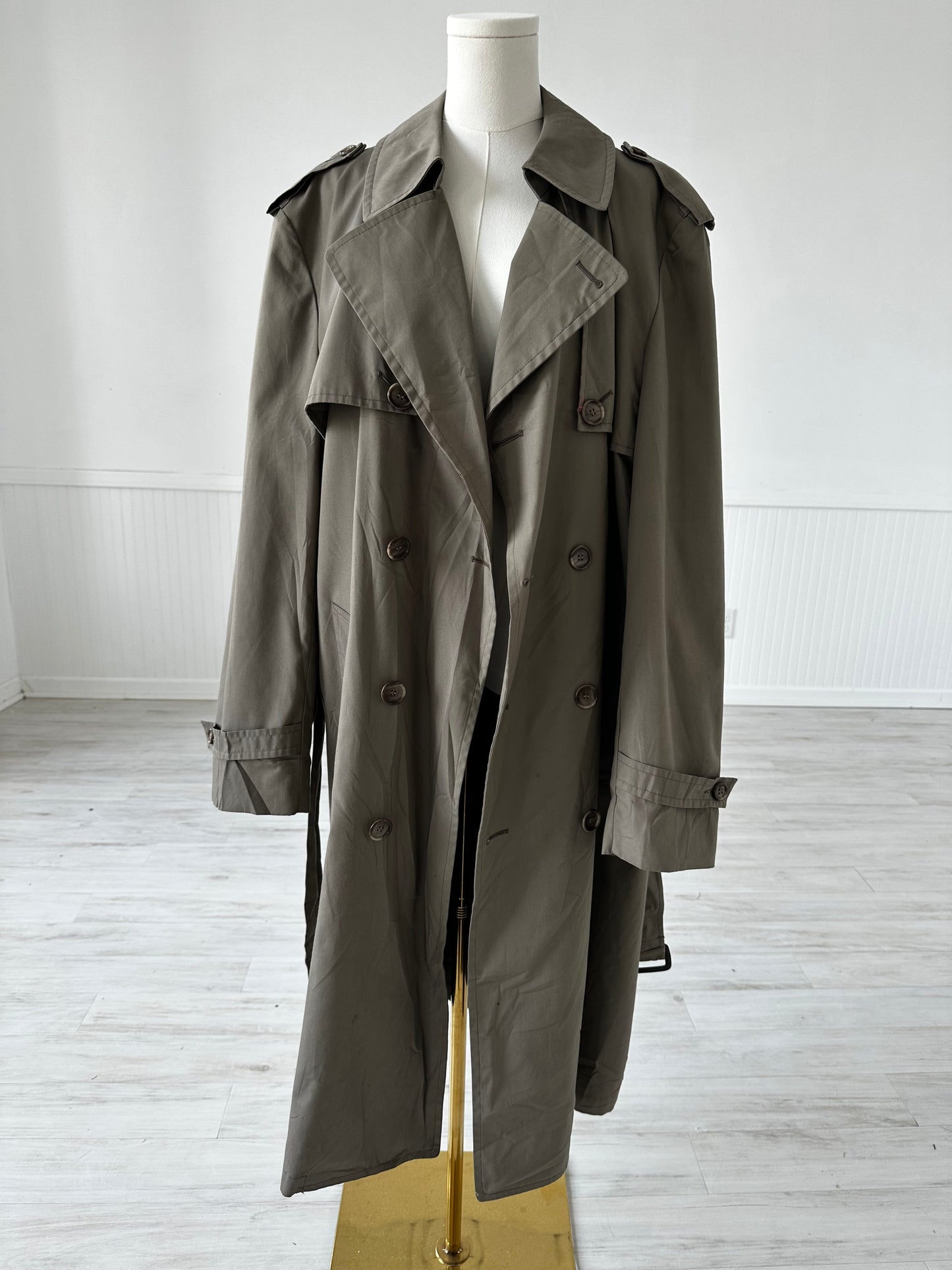 90s London Fog trench. Made in the USA