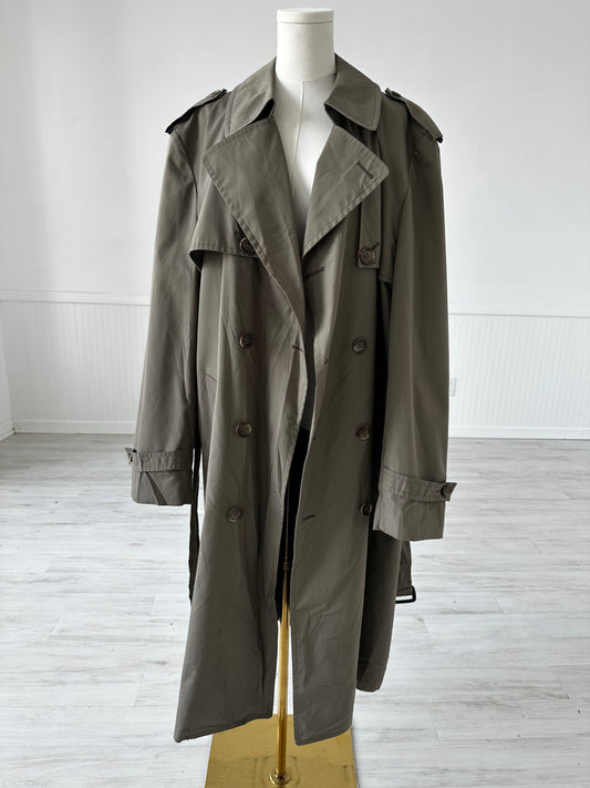 90s London Fog trench. Made in the USA