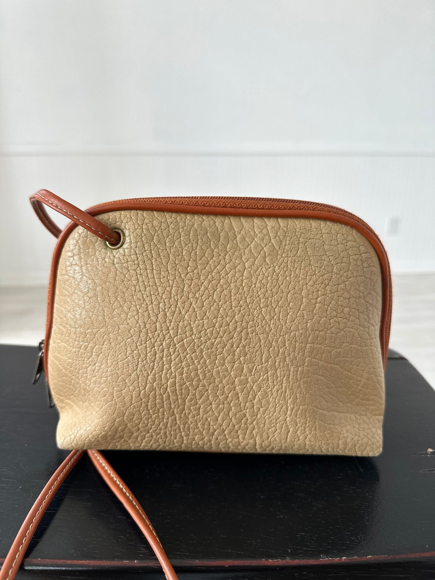 80s Esprit pebbled leather crossbody