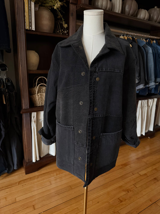 #10 Reworked vintage denim chore coat. Size S