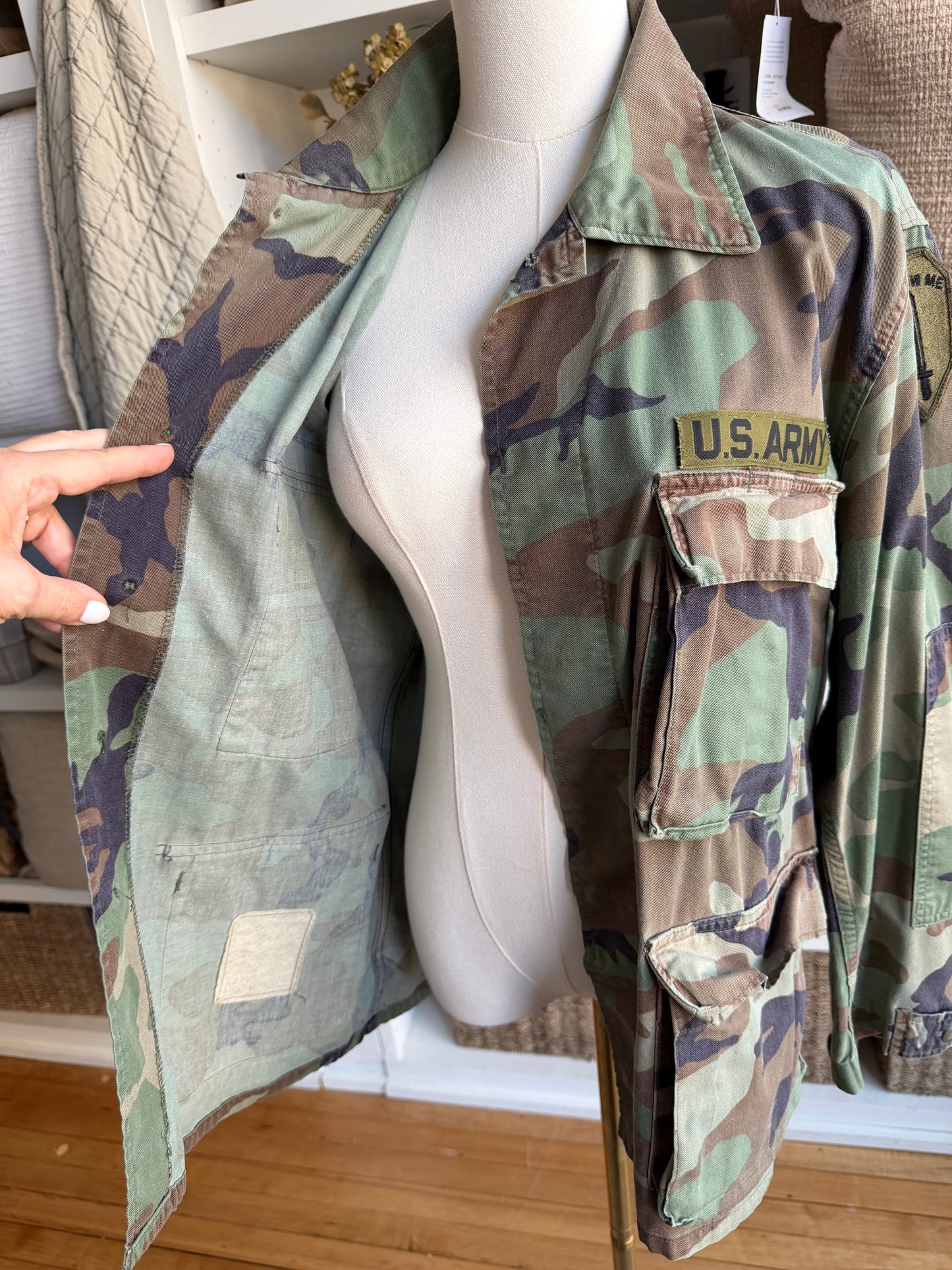 Vintage army fatigue jacket