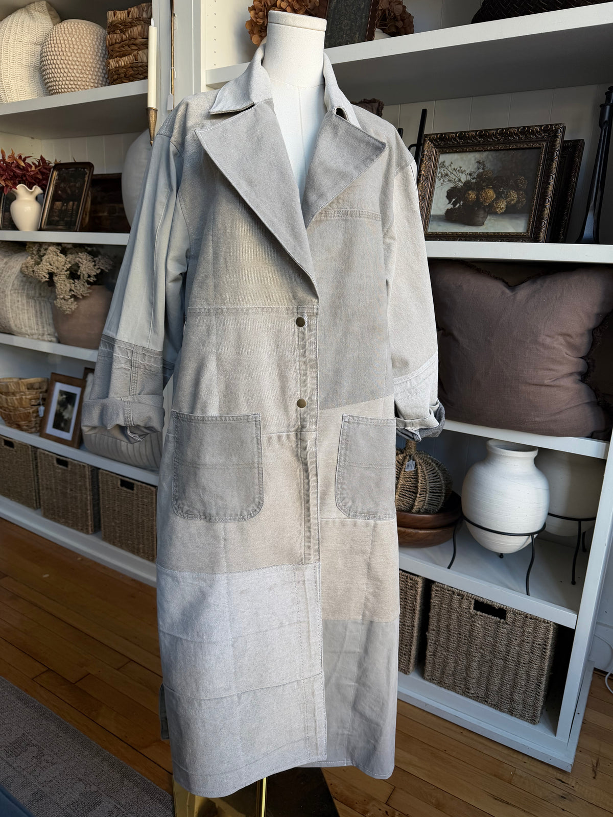 #2 Reworked denim trench. Size M