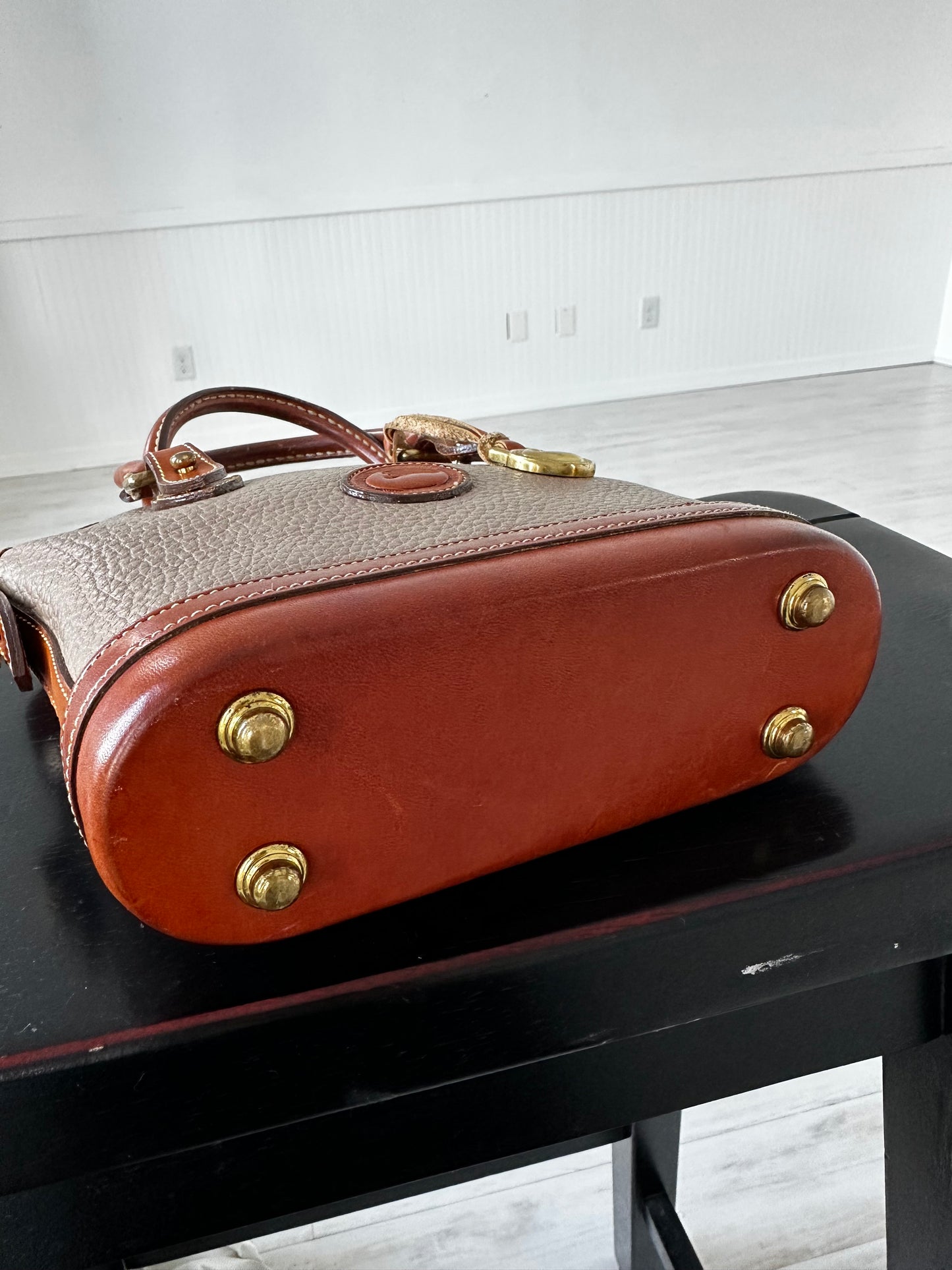 90s Dooney and Bourke small Norfolk satchel