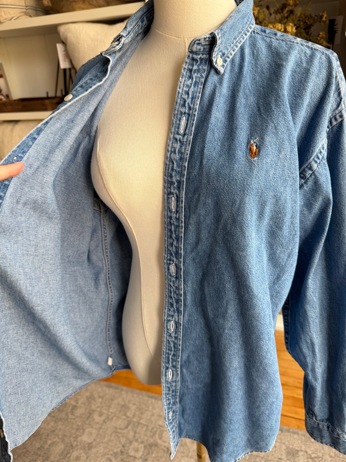 90s Ralph Lauren denim button down