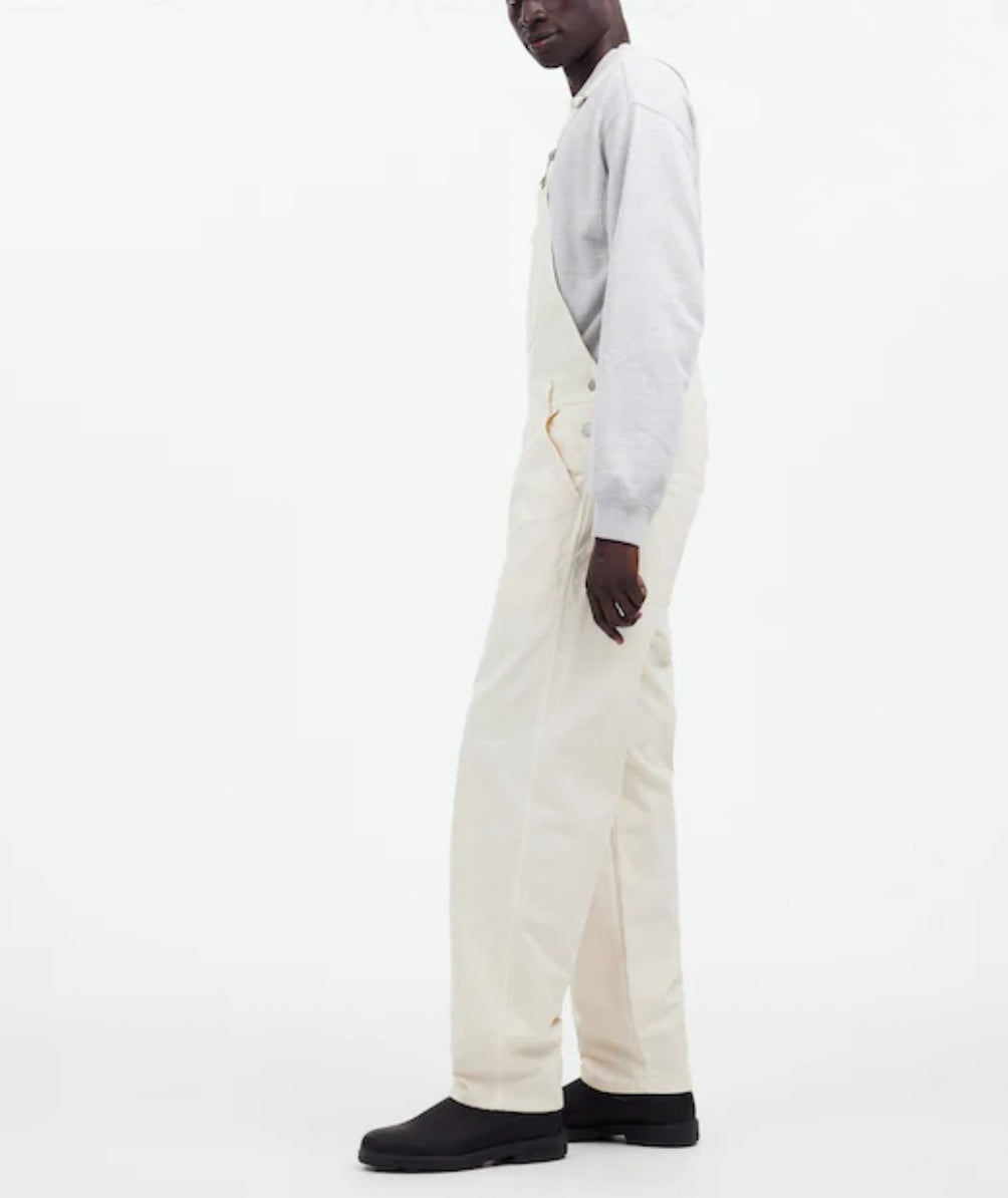 Madewell garment-dyed canvas overalls