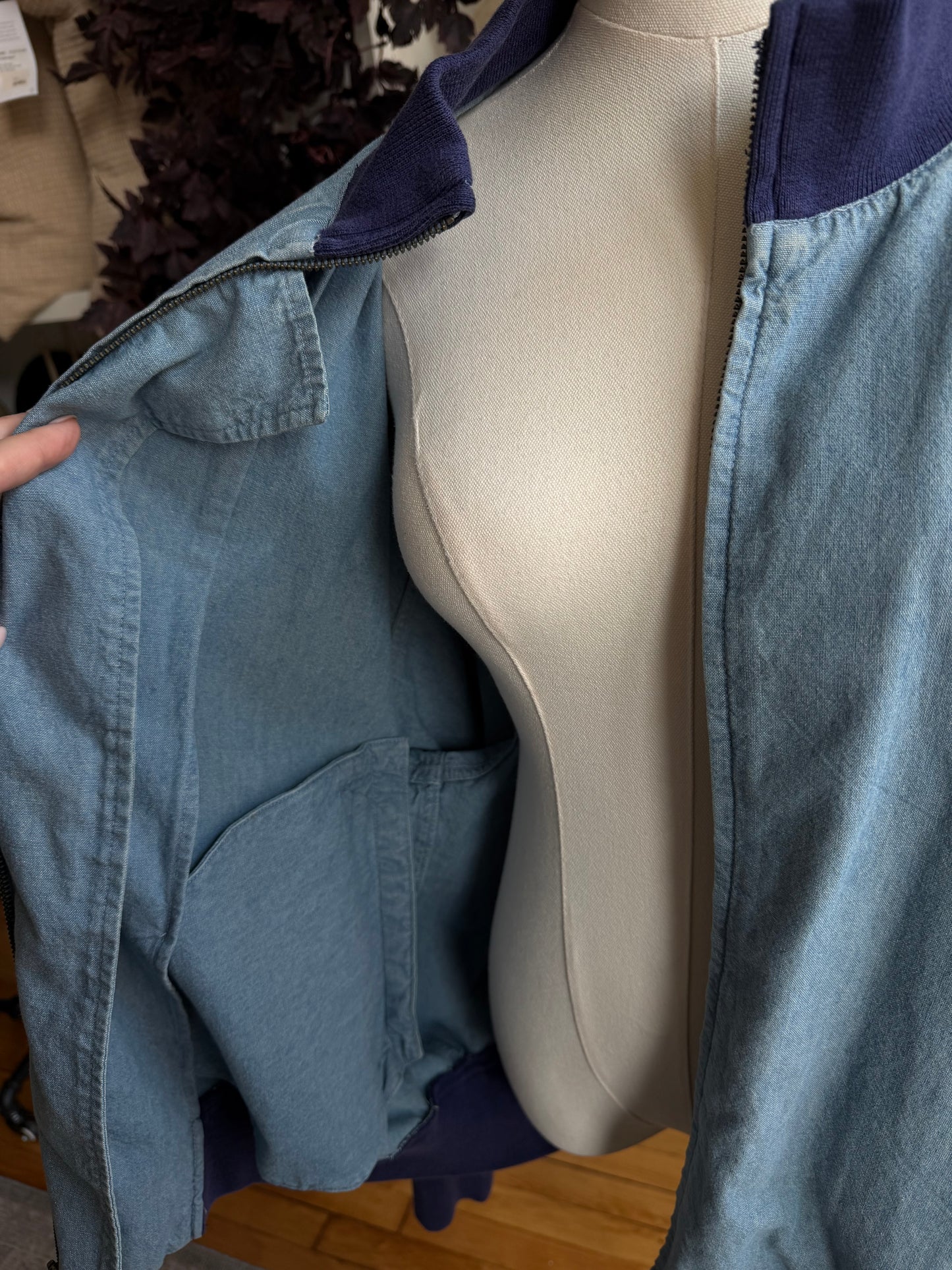 90s Ralph Lauren light weight denim bomber
