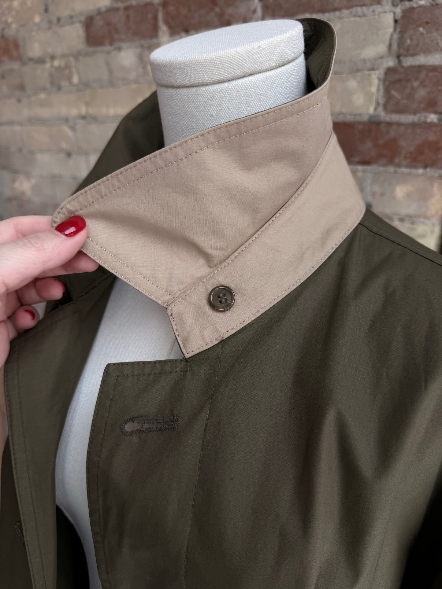 90s Context green light weight trench