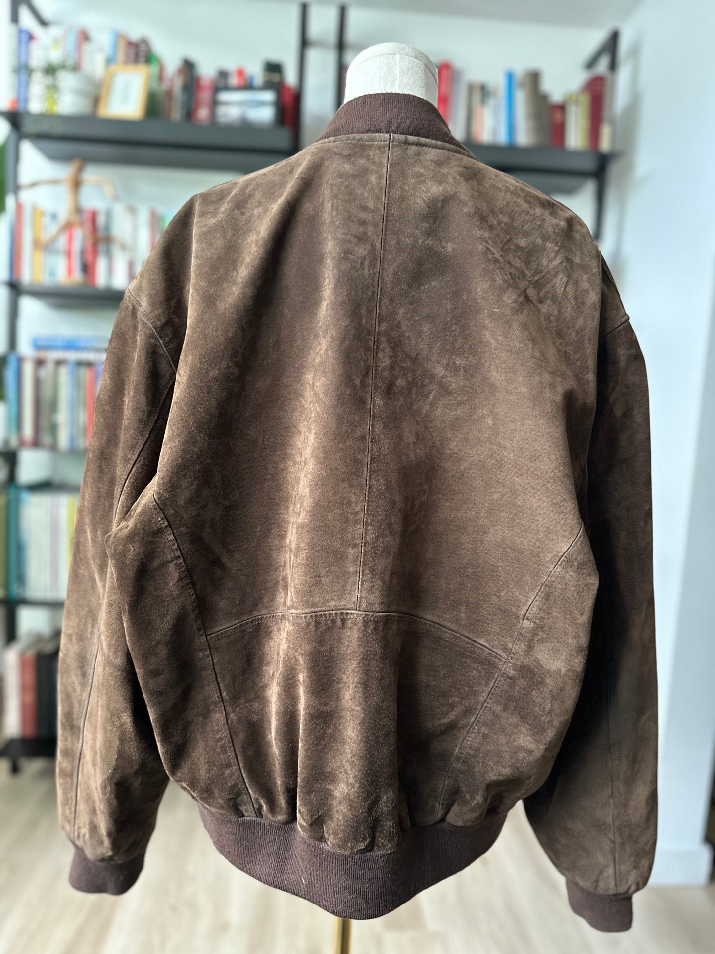 80s Reed Sportwear suede bomber