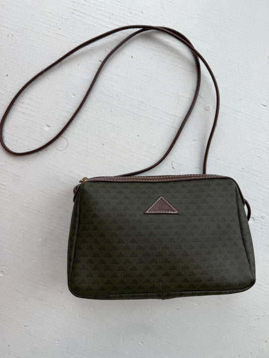 80s Liz Claiborne green crossbody