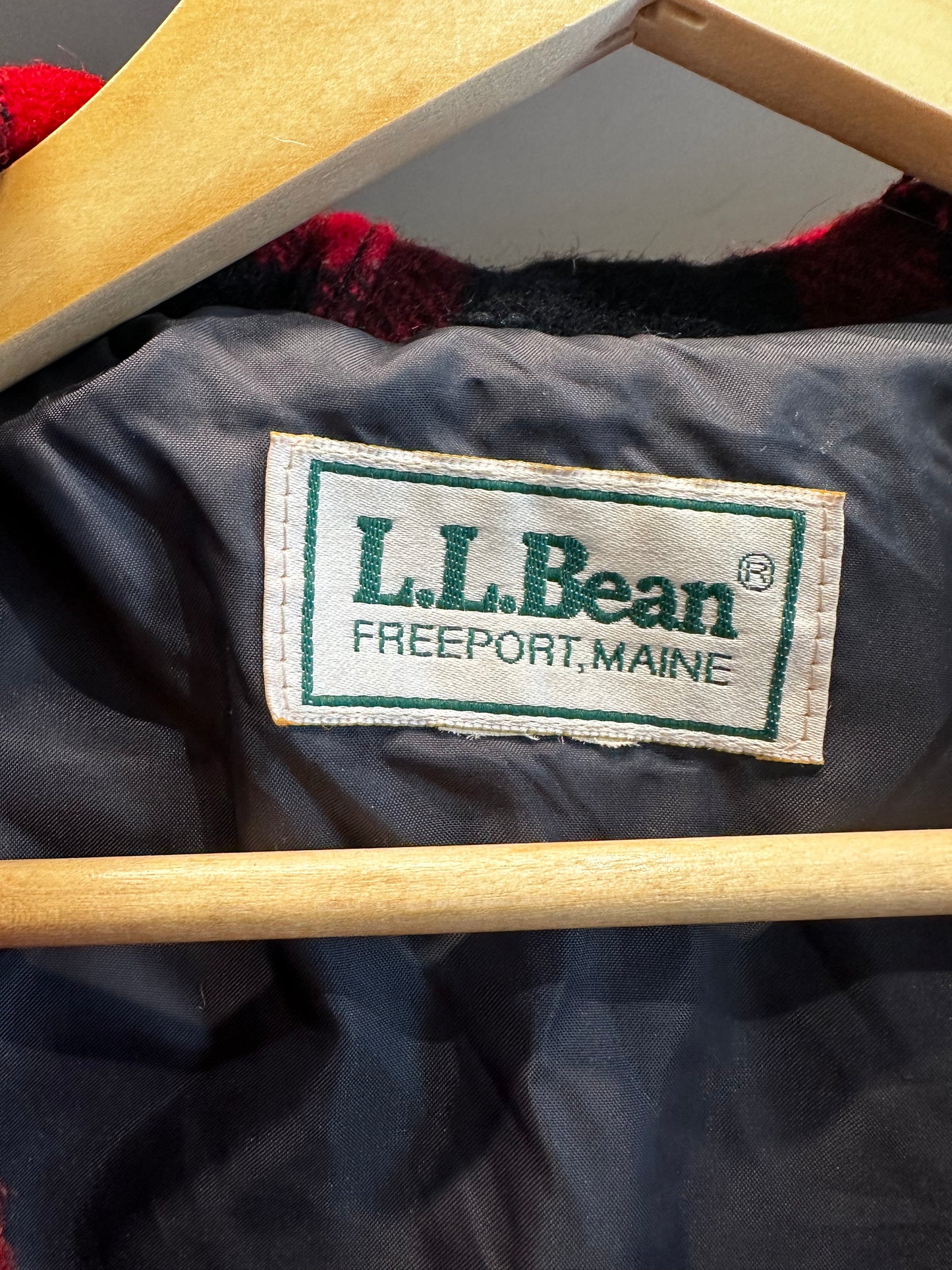 Vintage LL Bean wool blanket coat