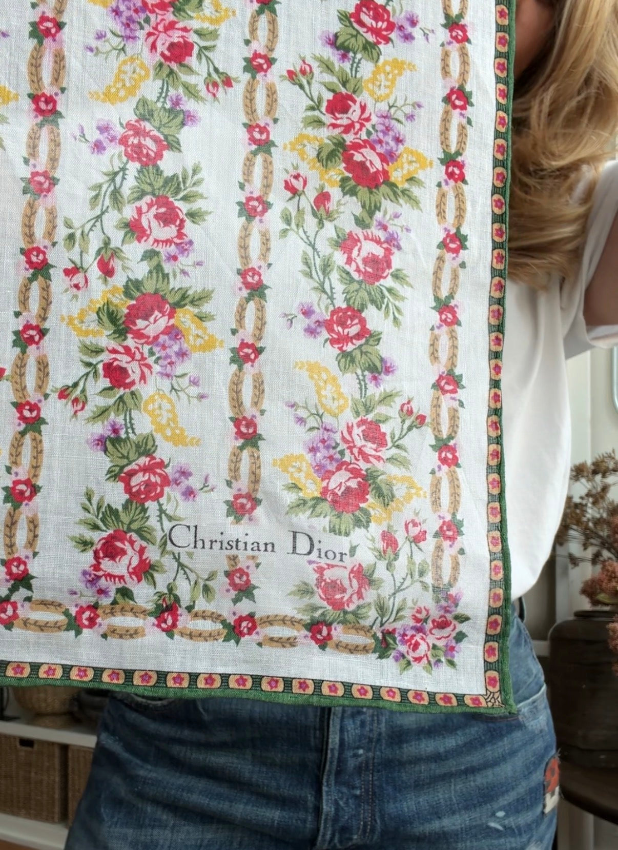 #14 Vintage Christian Dior scarf