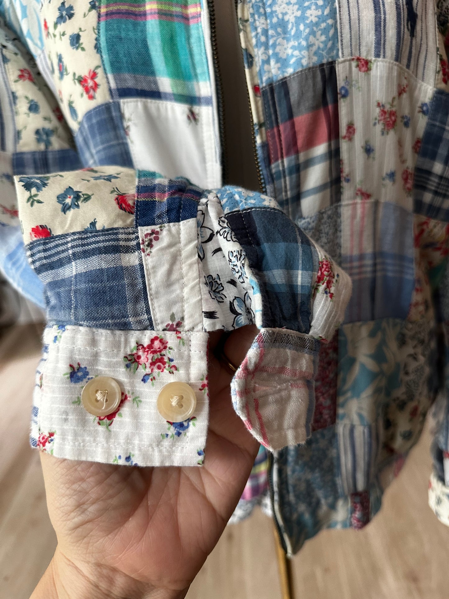 Polo Ralph Lauren cotton patchwork bomber