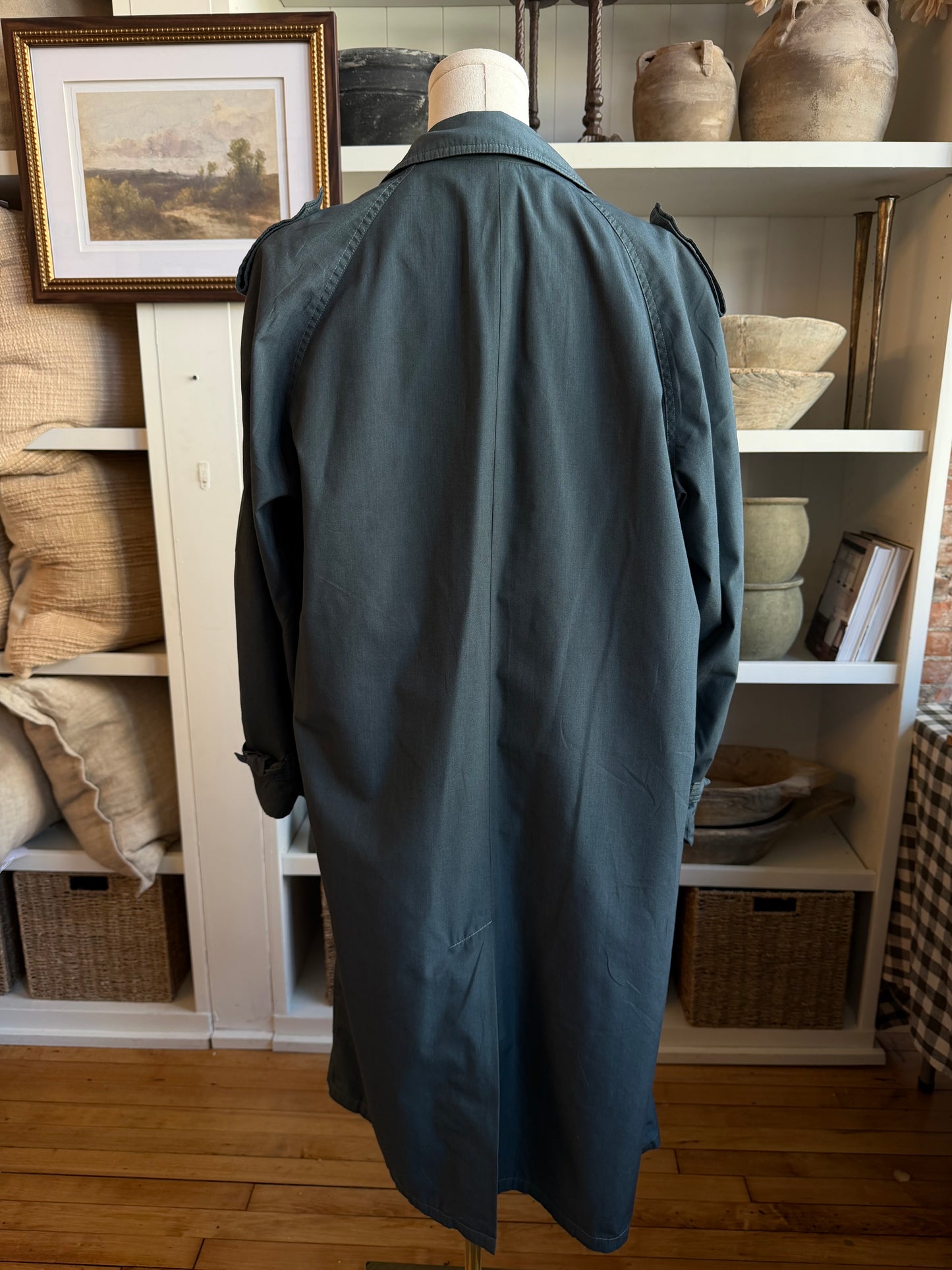 Vintage Kleiderhaus Classic blue trench #10