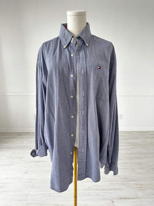 90s Tommy Hilfiger cotton check button down