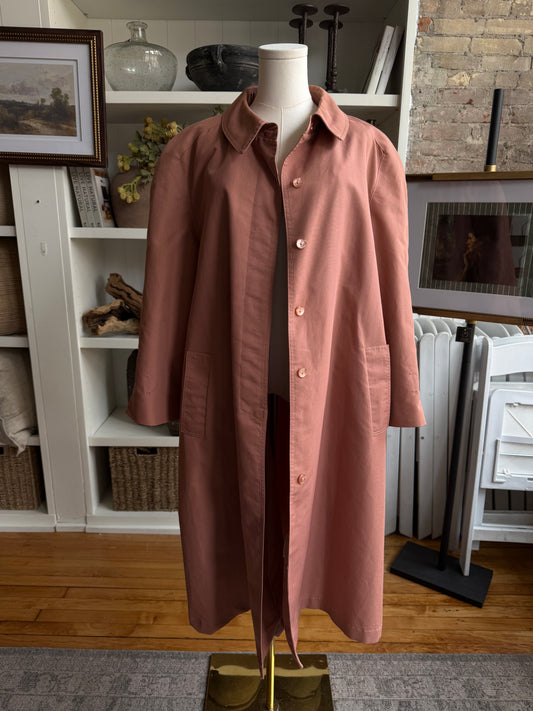 60s Sears mauve lightweight trench