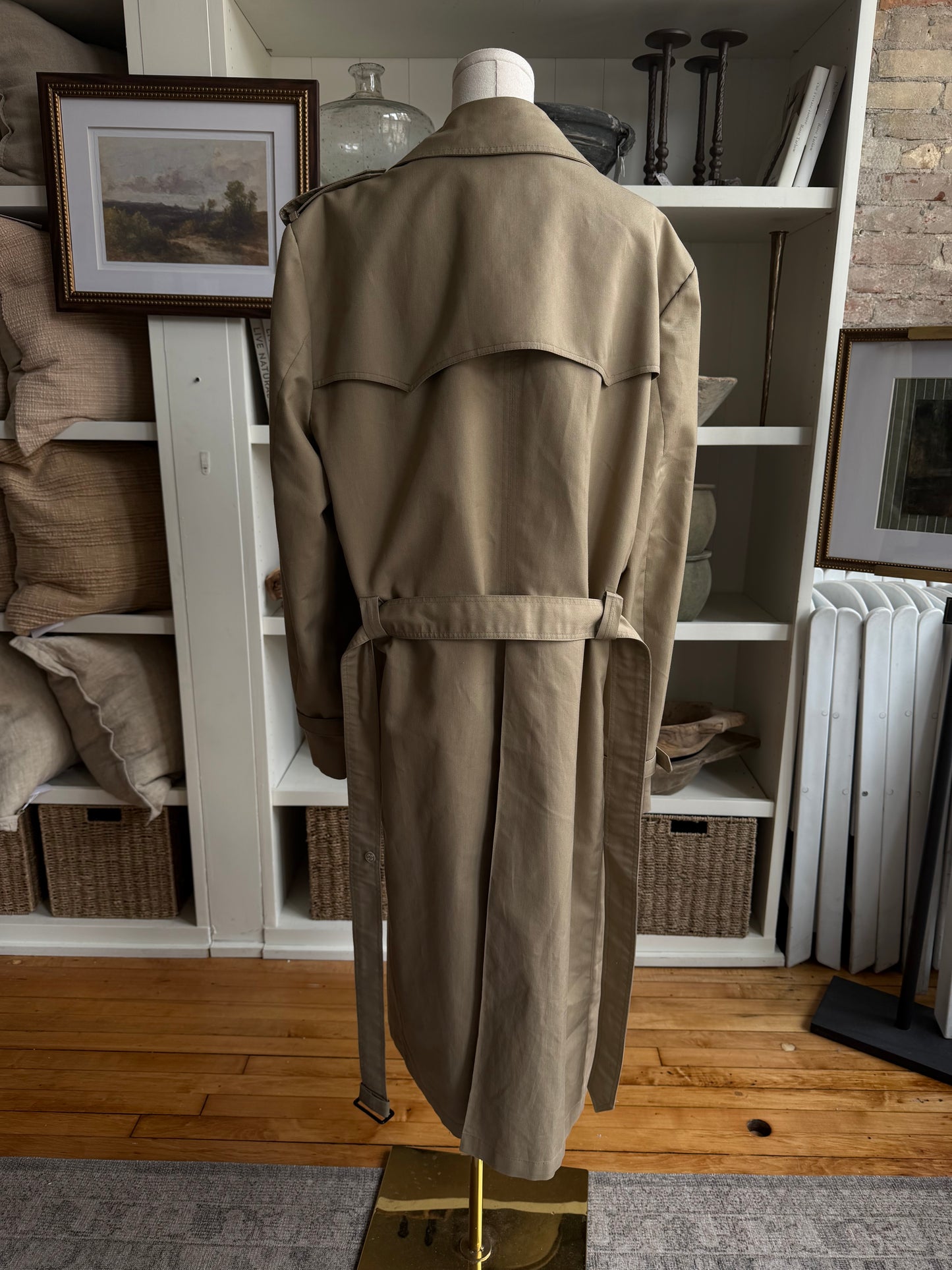 Vintage Christian Dior khaki trench