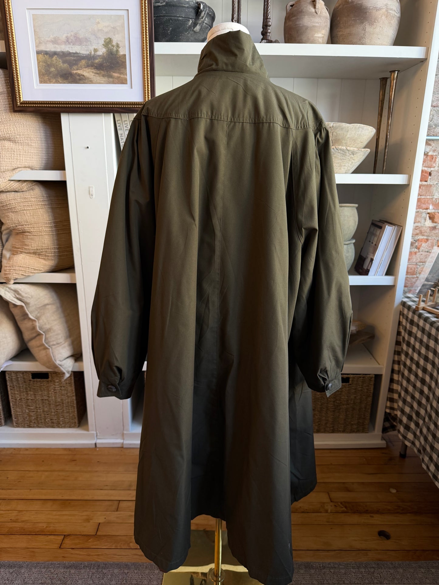 Vintage Incom green A line coat #16