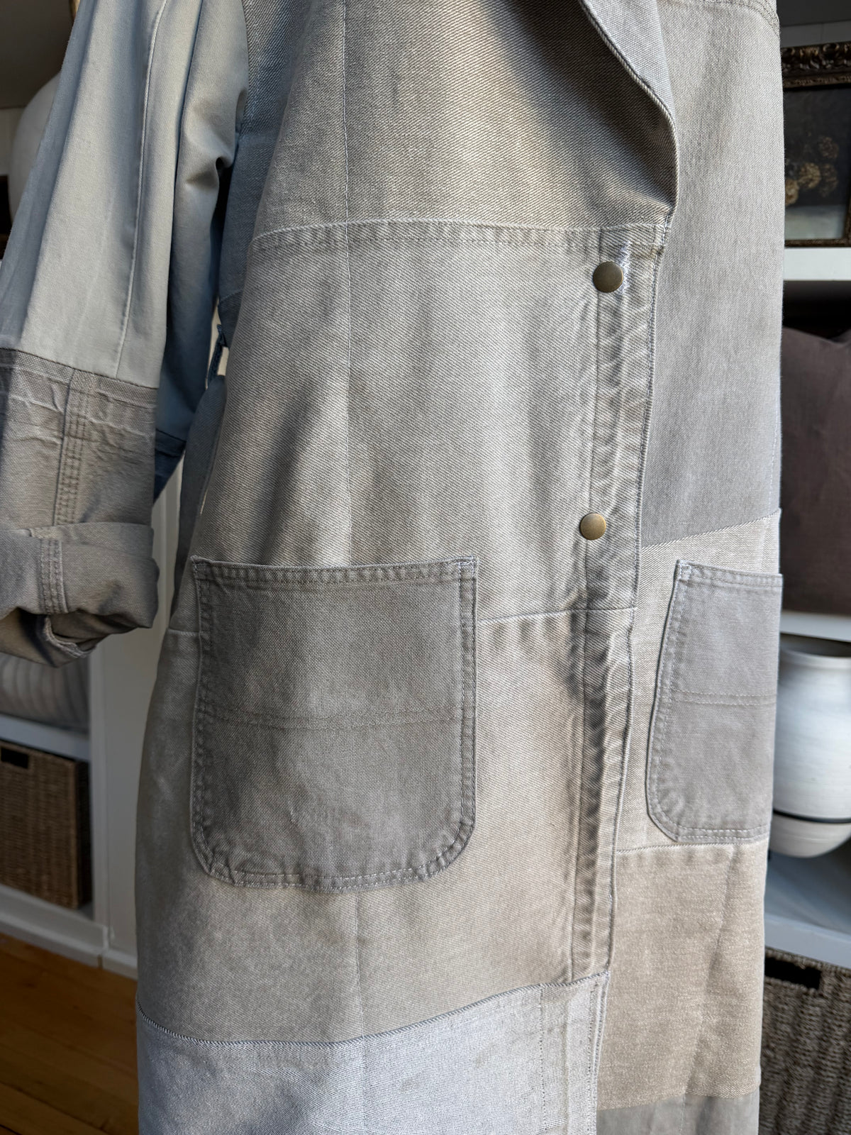 #2 Reworked denim trench. Size M
