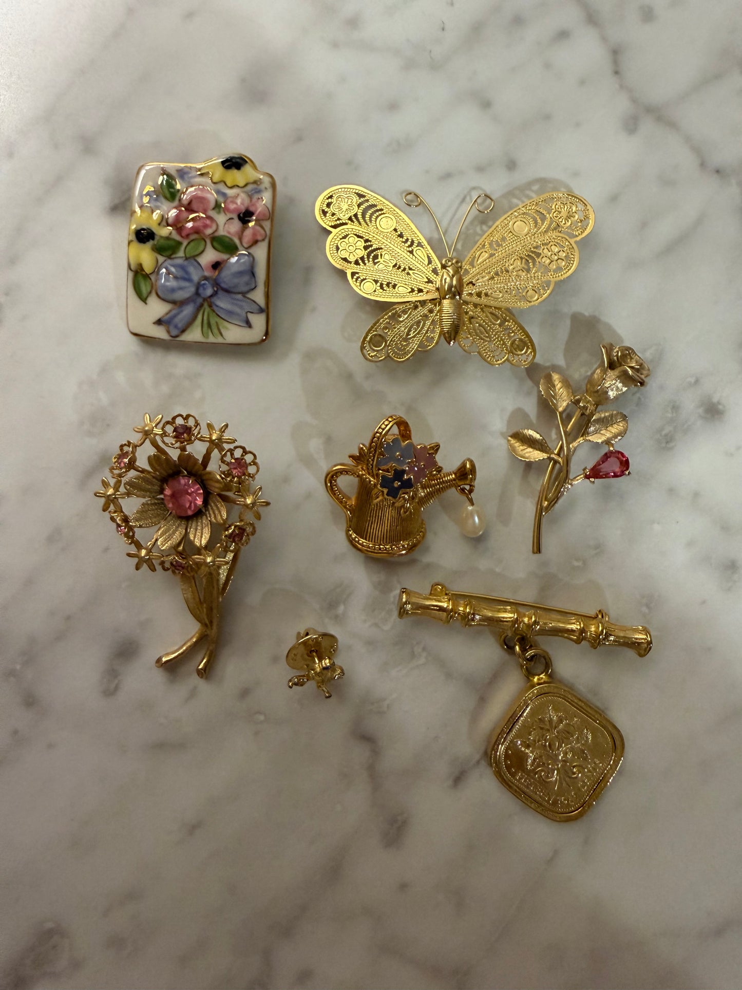 #1 Gold Brooch pack