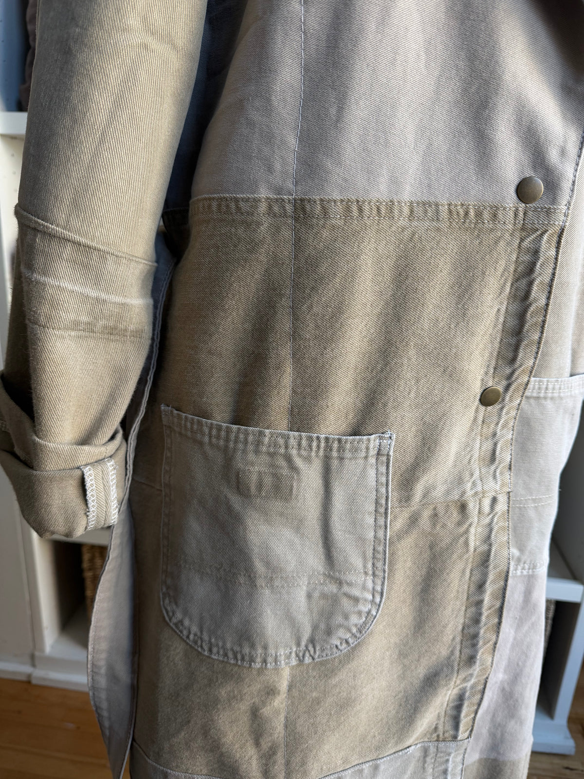 #1 Reworked denim trench. Size S