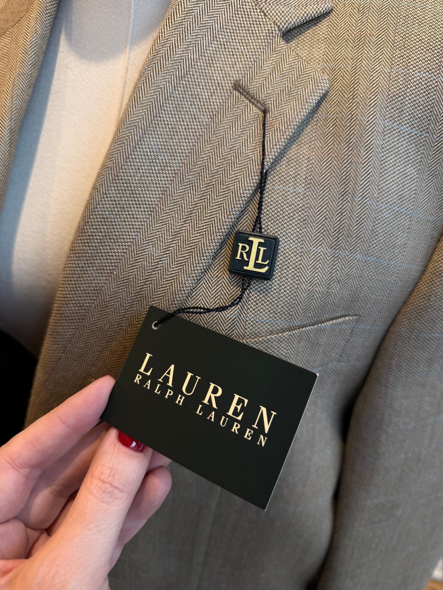Lauren Ralph Lauren silk wool blazer. New with tags
