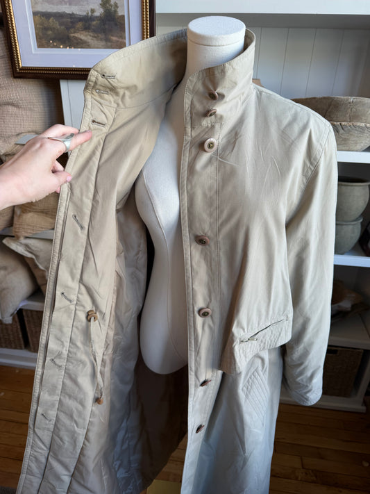 Vintage cinched trench #4