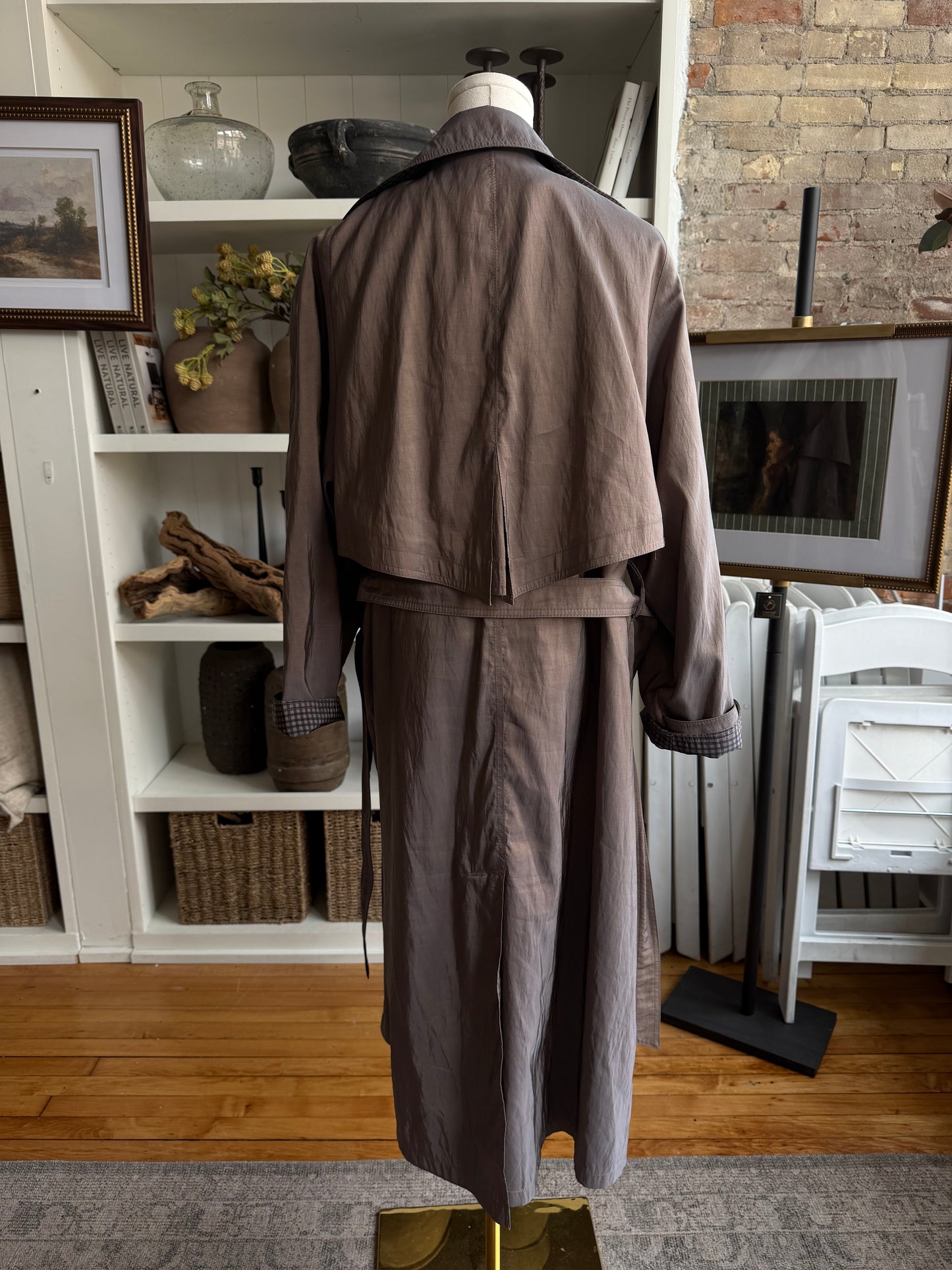 80s Forcaster trench with zip out lining. Made in the USA