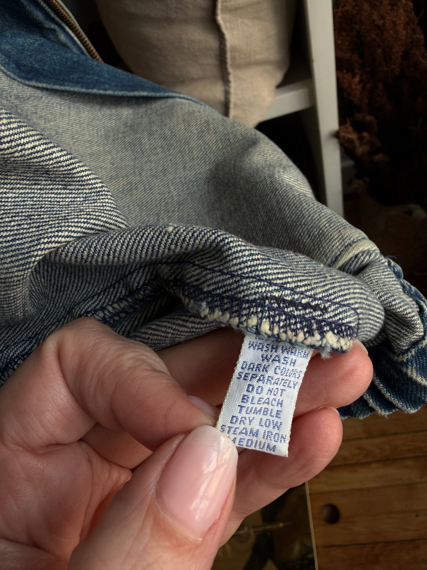 80/90s Polo Ralph Lauren denim bomber. Made in USA