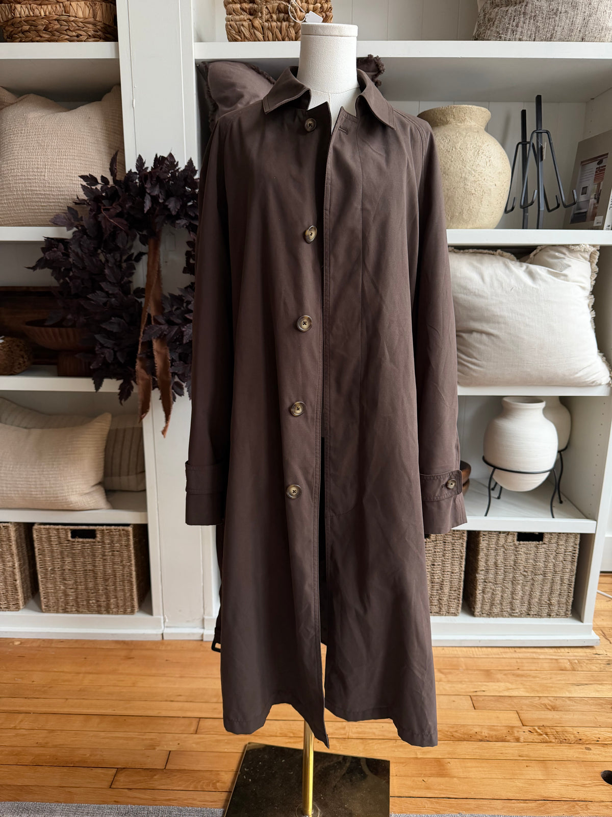 90s Lauren by Ralph Lauren brown trench. Fits M-XL